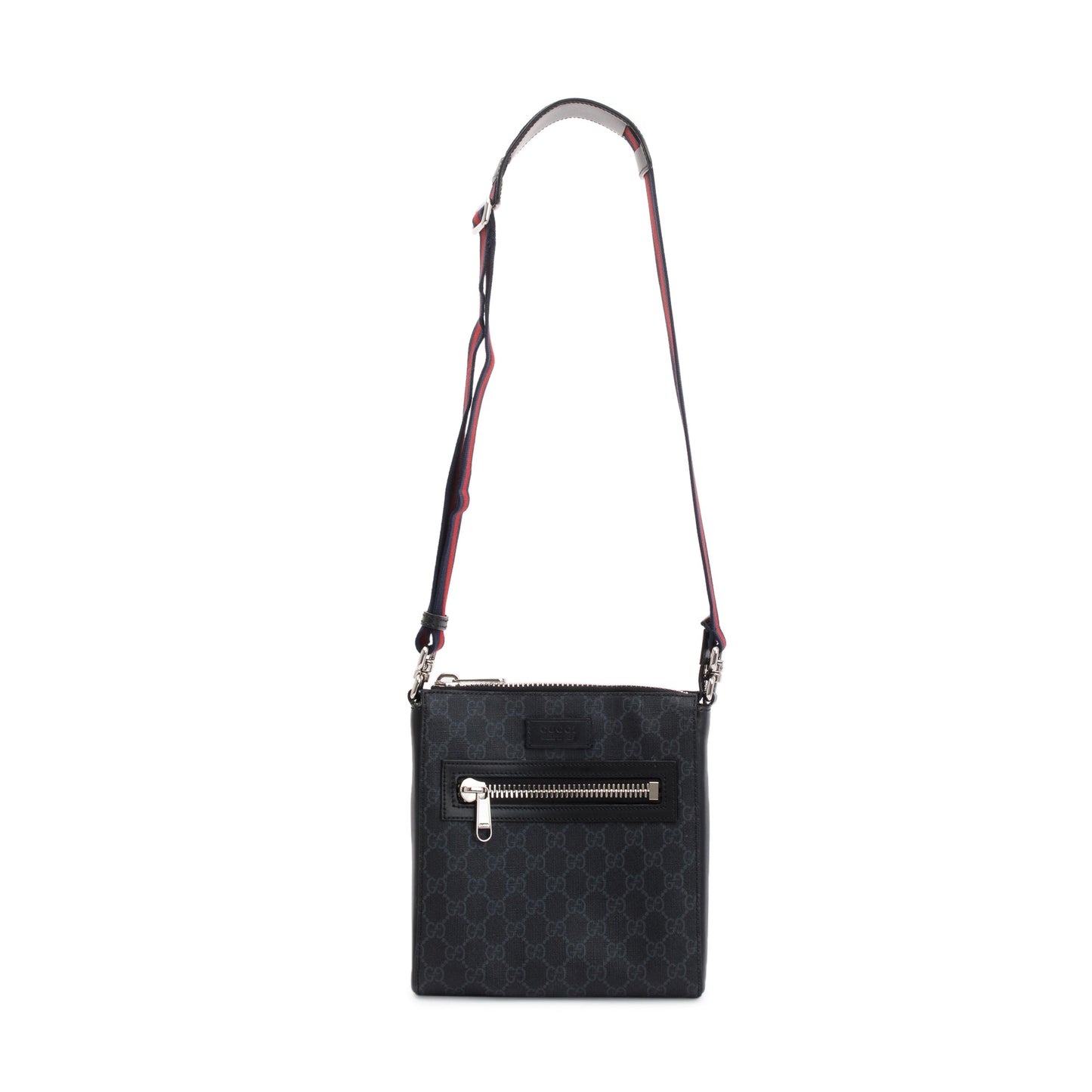 Gucci Black GG Supreme Small Messenger Bag