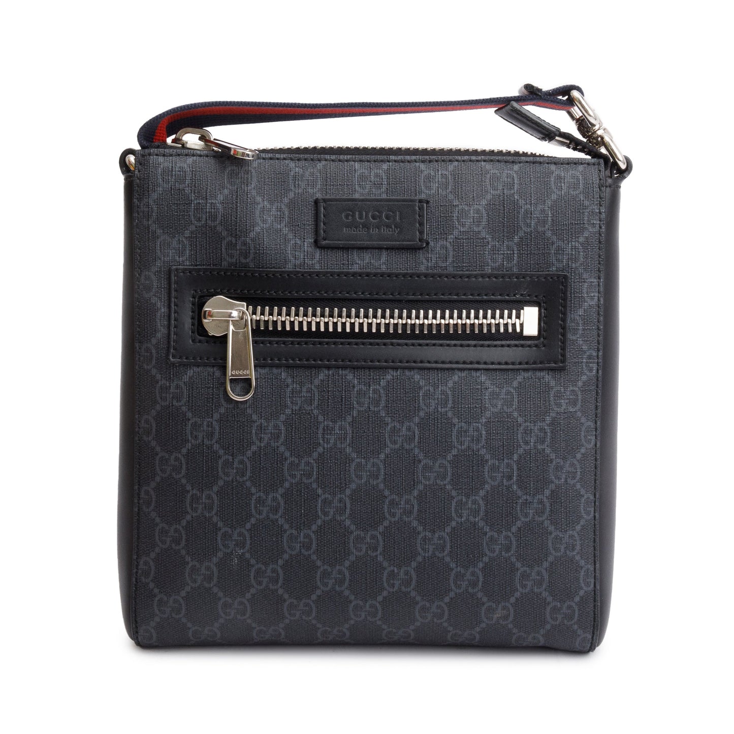 Gucci Black GG Supreme Small Messenger Bag