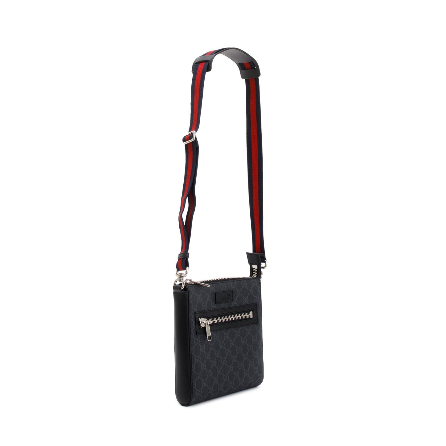 Gucci Black GG Supreme Small Messenger Bag