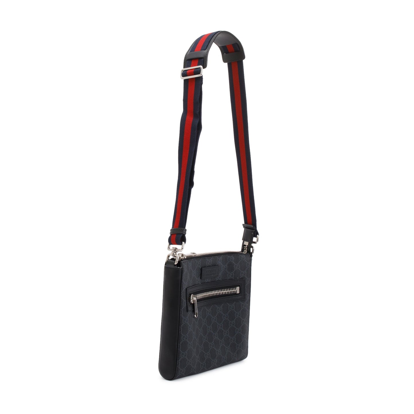 Gucci Black GG Supreme Small Messenger Bag