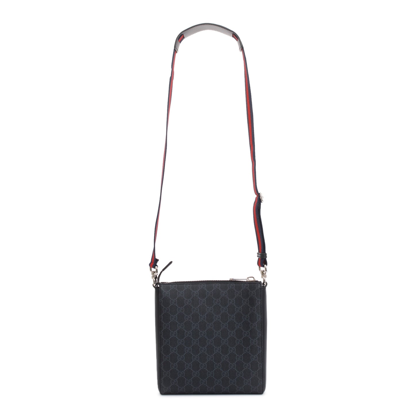 Gucci Black GG Supreme Small Messenger Bag