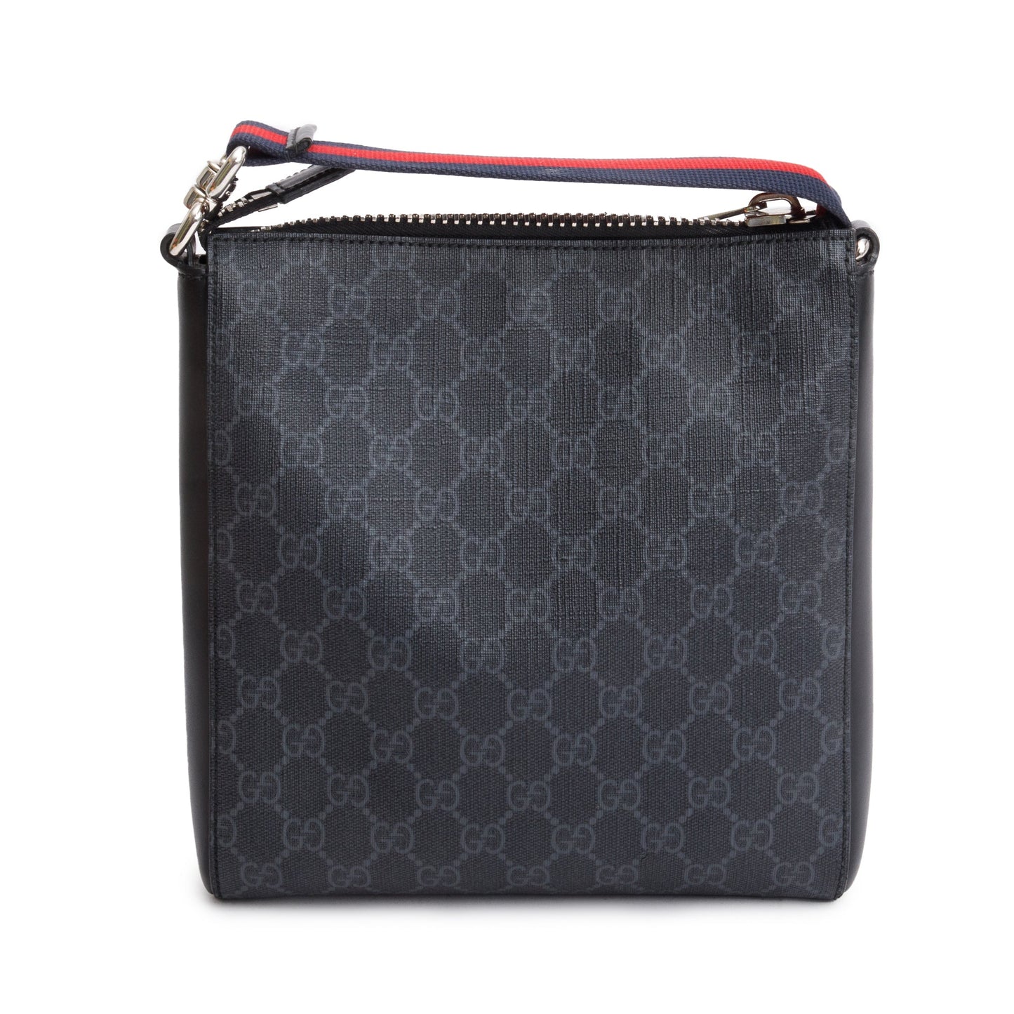 Gucci Black GG Supreme Small Messenger Bag