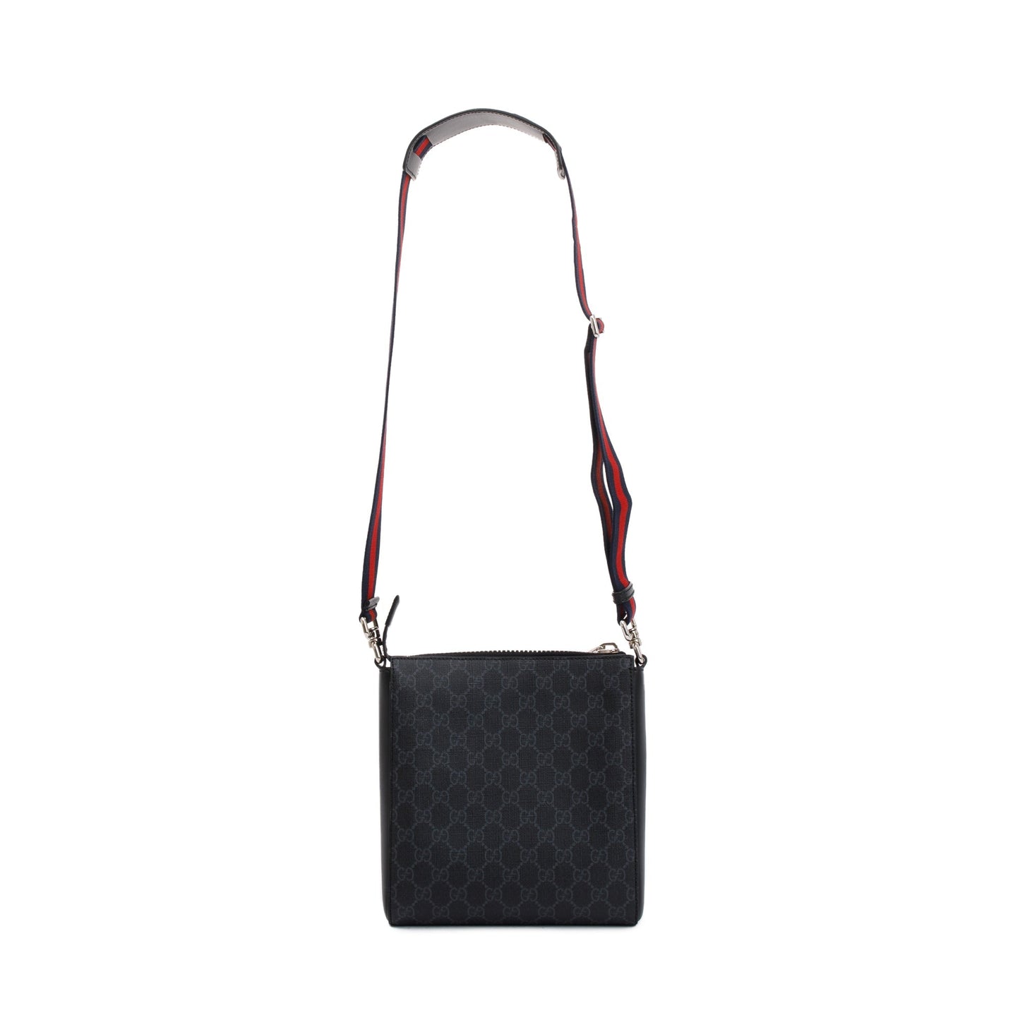 Gucci Black GG Supreme Small Messenger Bag
