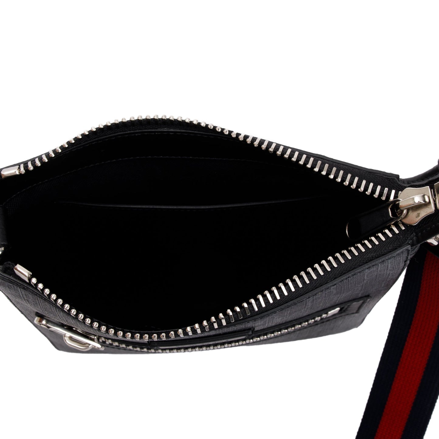 Gucci Black GG Supreme Small Messenger Bag
