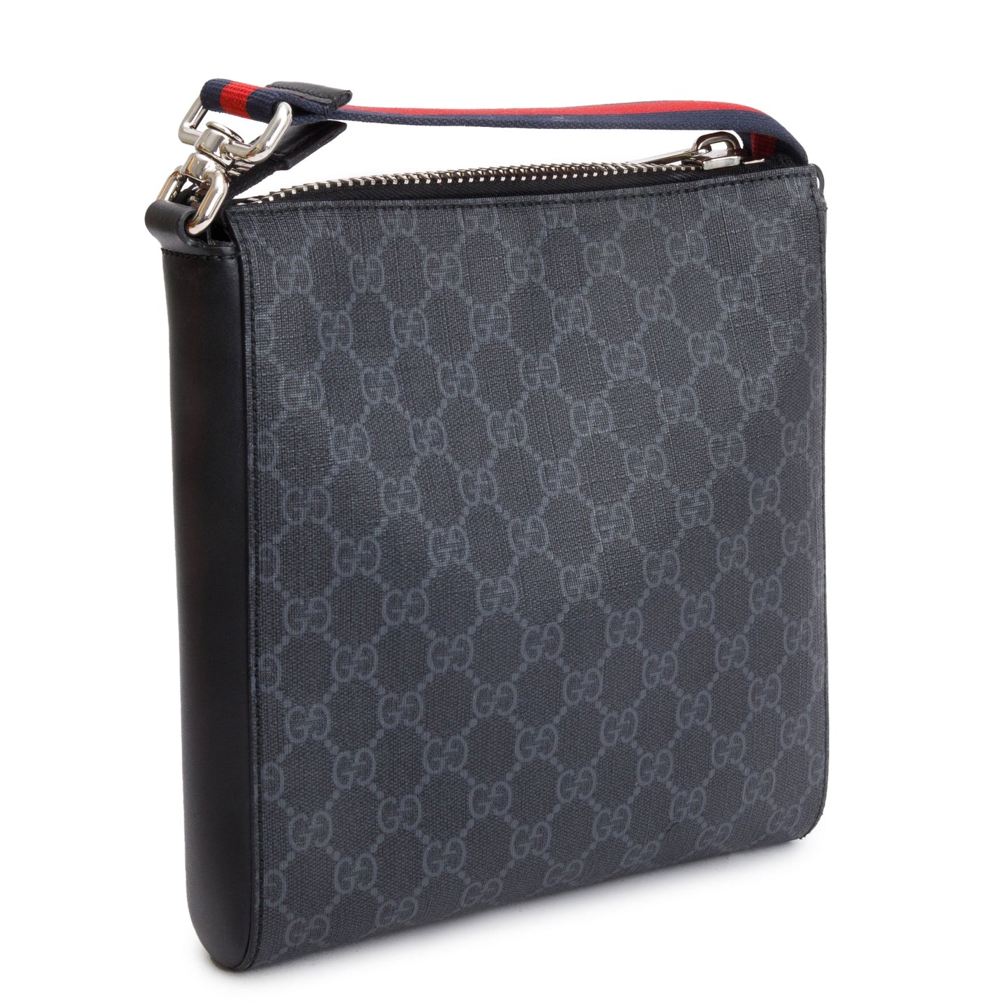 Gucci Black GG Supreme Small Messenger Bag