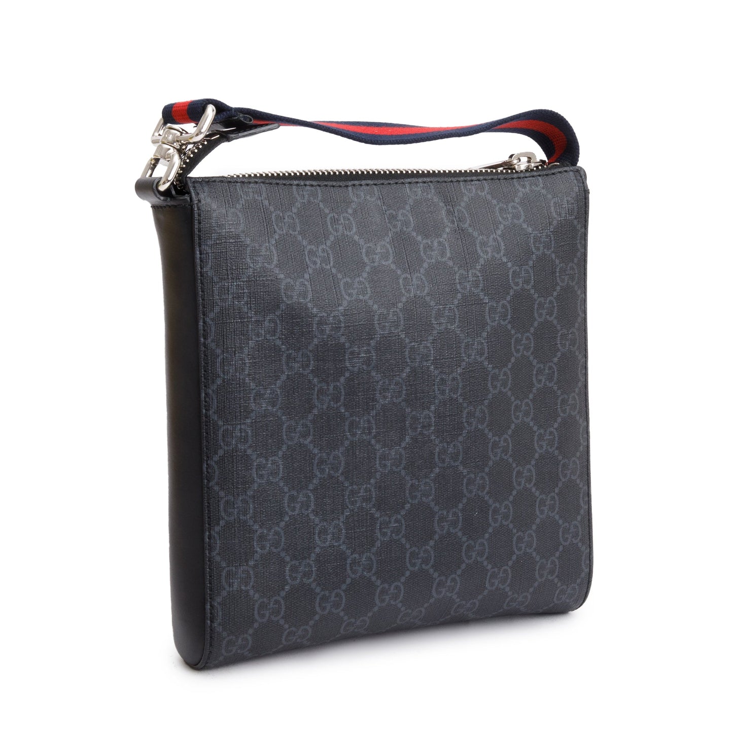 Gucci Black GG Supreme Small Messenger Bag