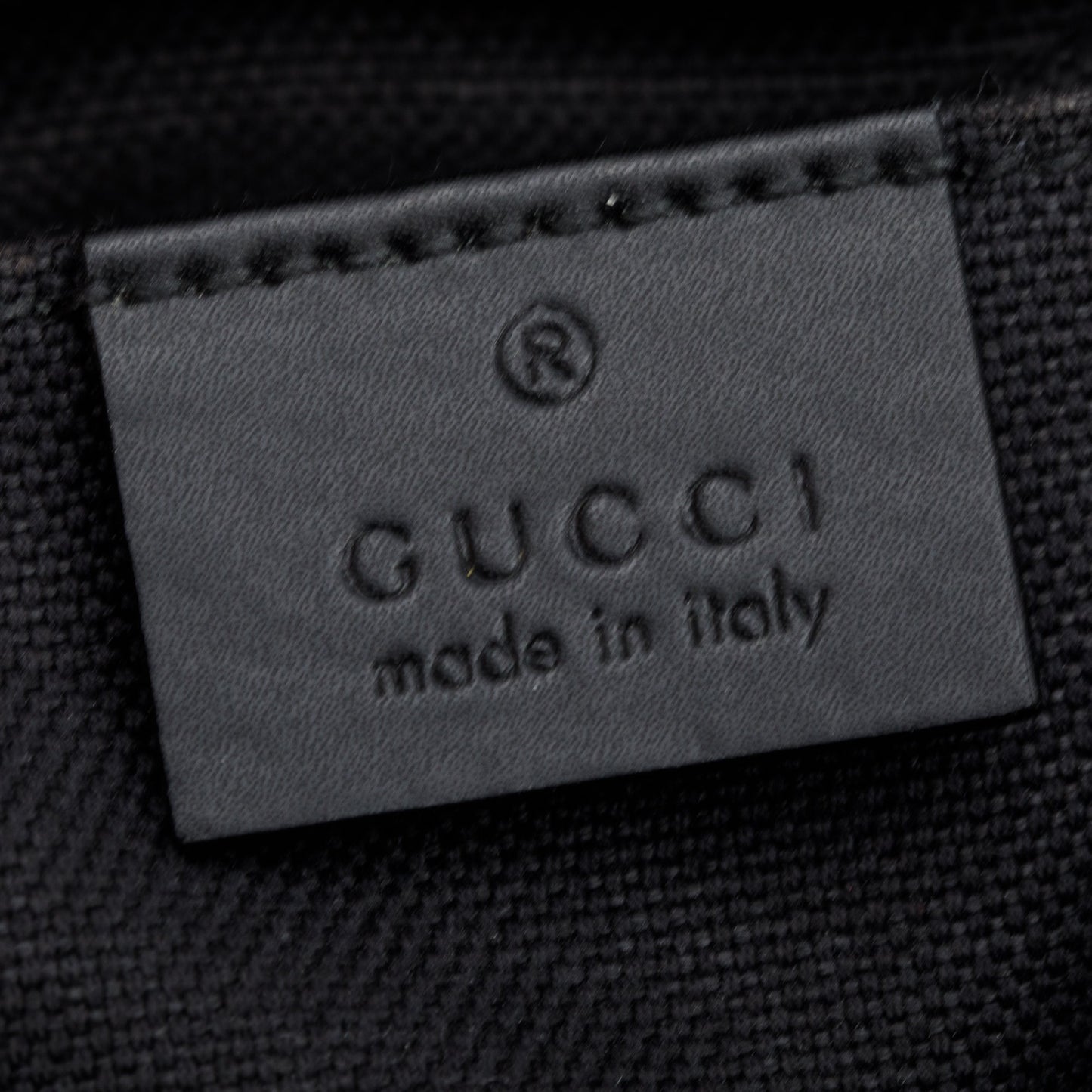 Gucci Black GG Supreme Small Messenger Bag