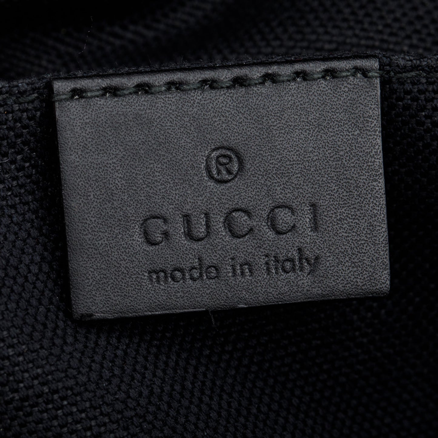 Gucci Black GG Supreme Small Messenger Bag