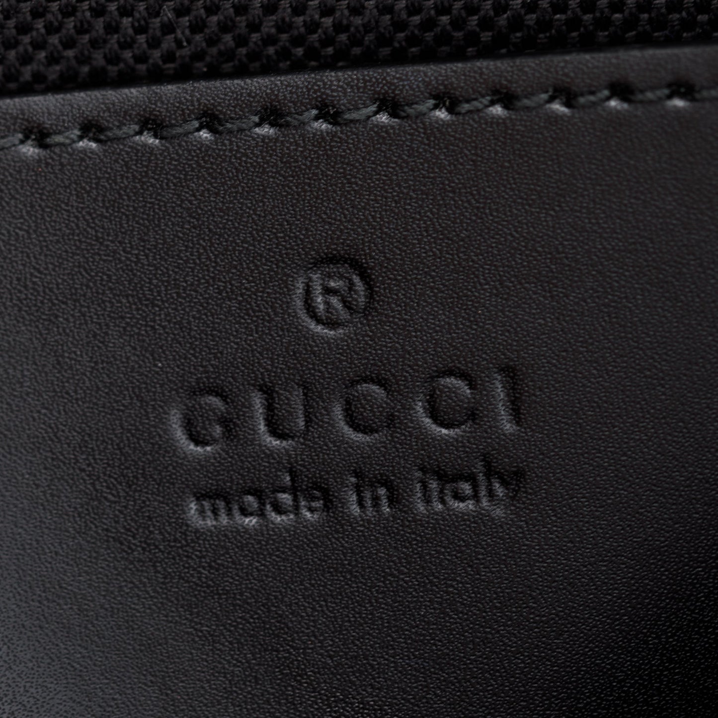 Gucci Black GG Supreme Small Messenger Bag