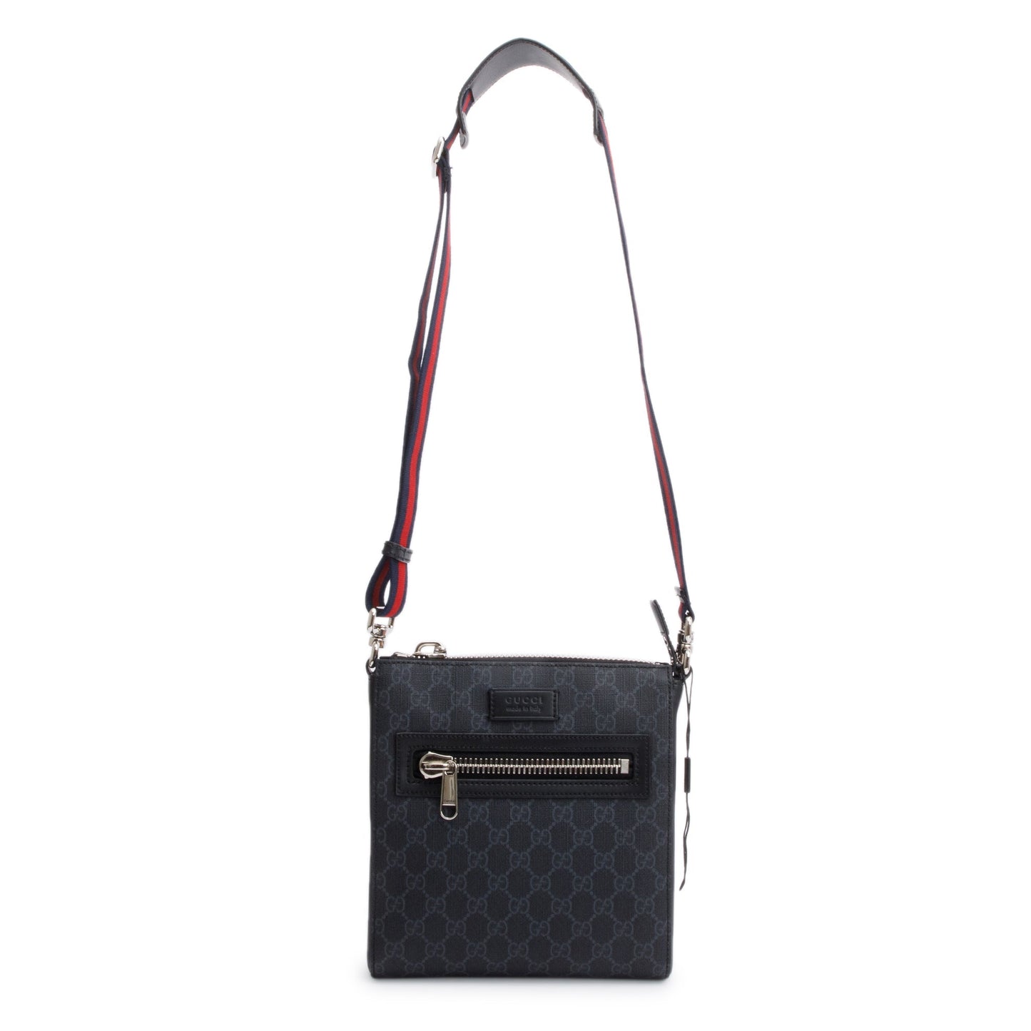 Gucci Black GG Supreme Small Messenger Bag