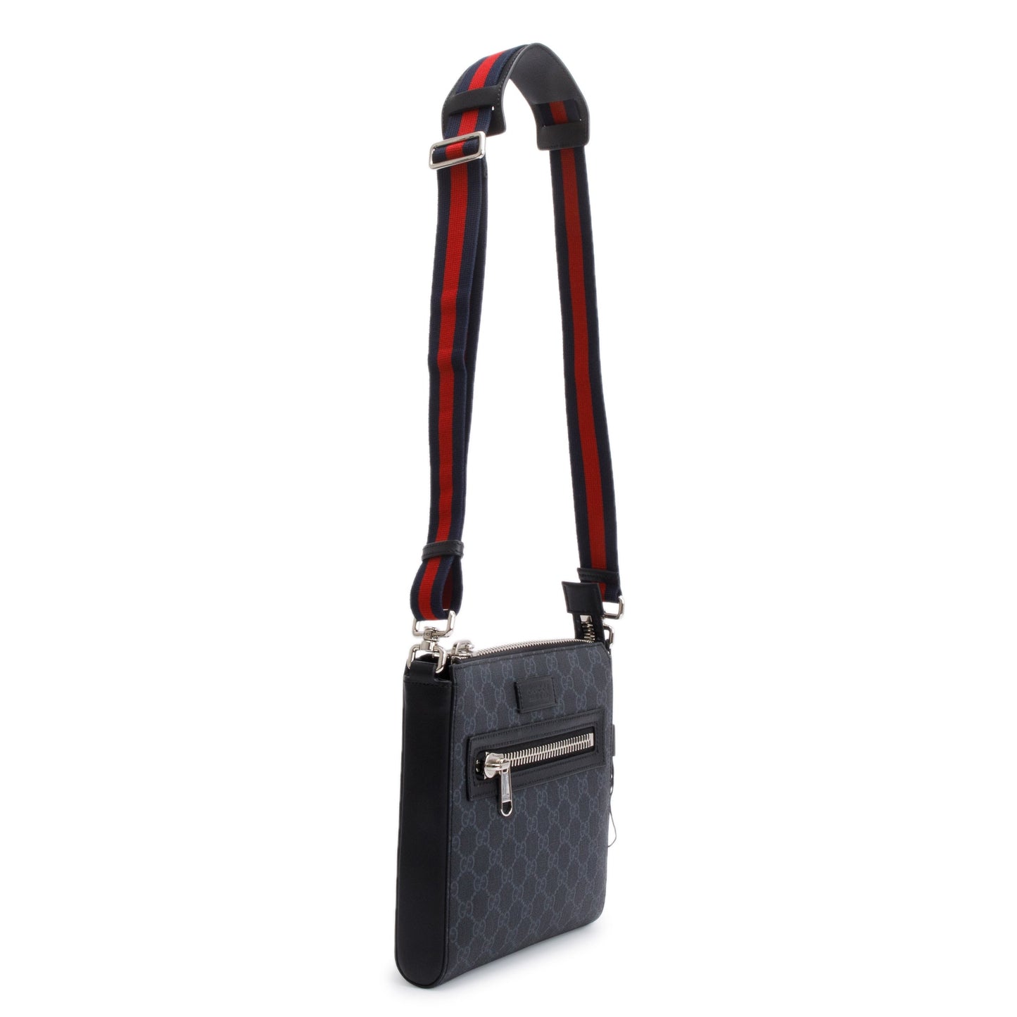 Gucci Black GG Supreme Small Messenger Bag