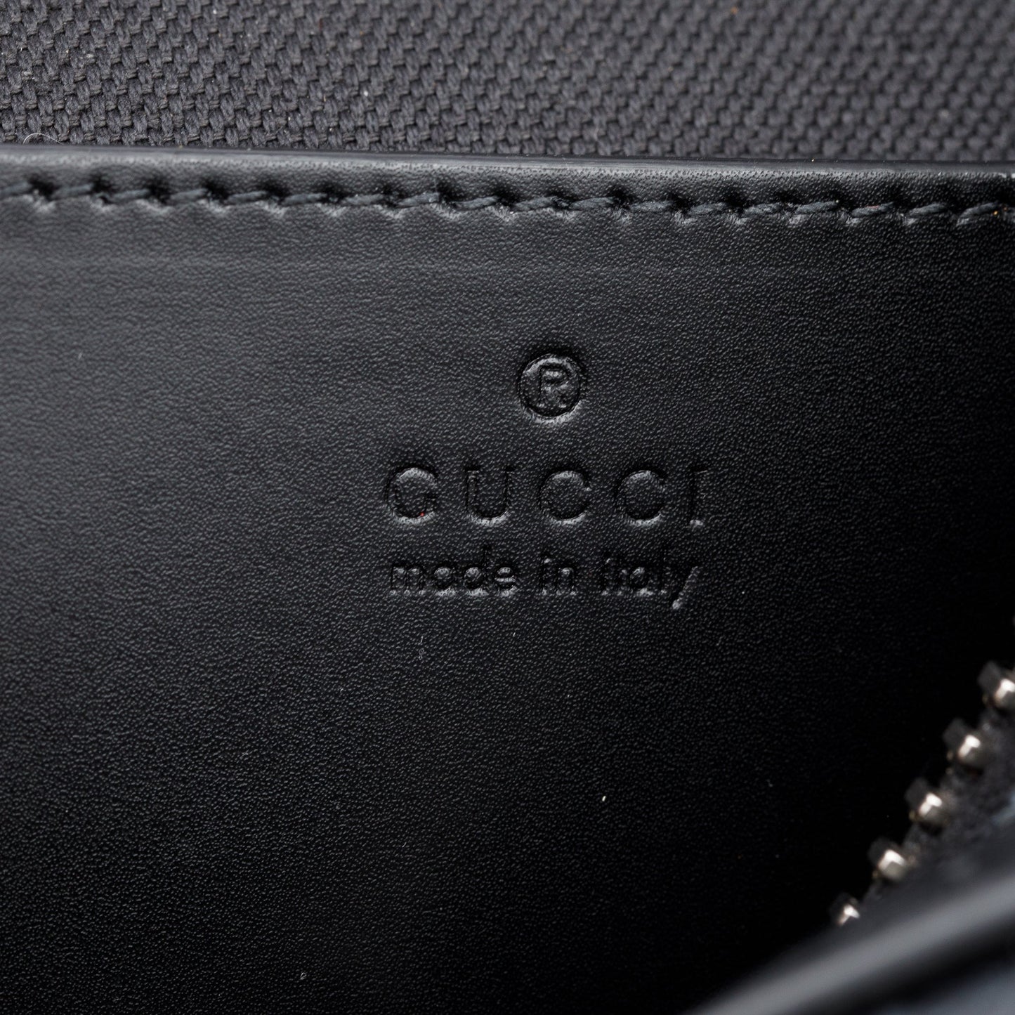 Gucci Black GG Supreme Small Messenger Bag