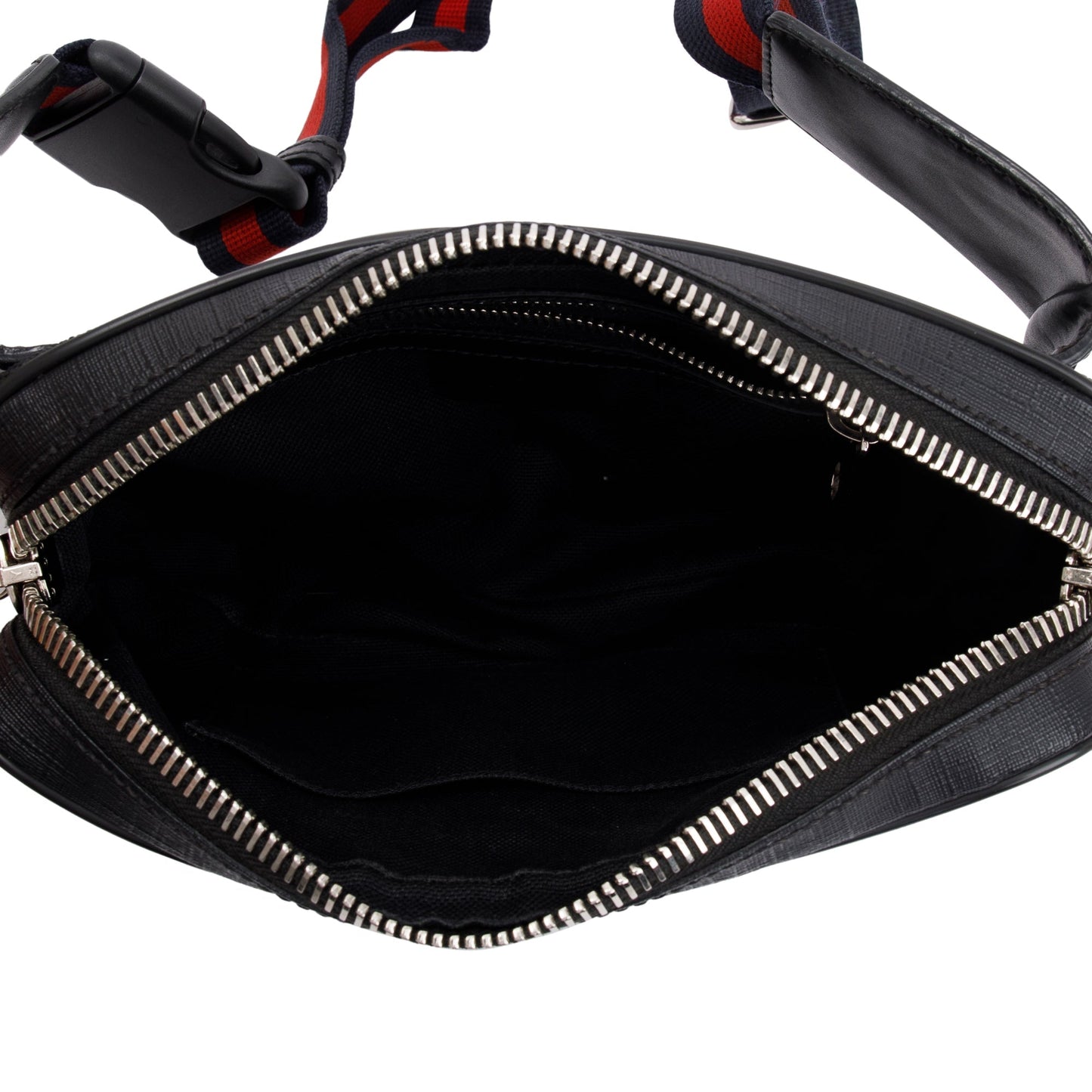 Gucci Black GG Supreme Tigers Belt Bag