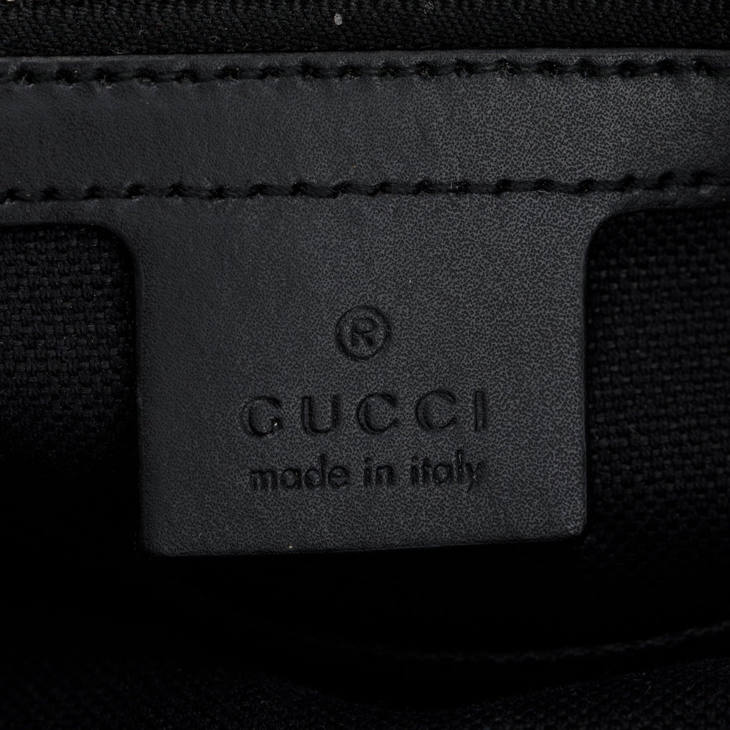 Gucci Black GG Supreme Tigers Belt Bag
