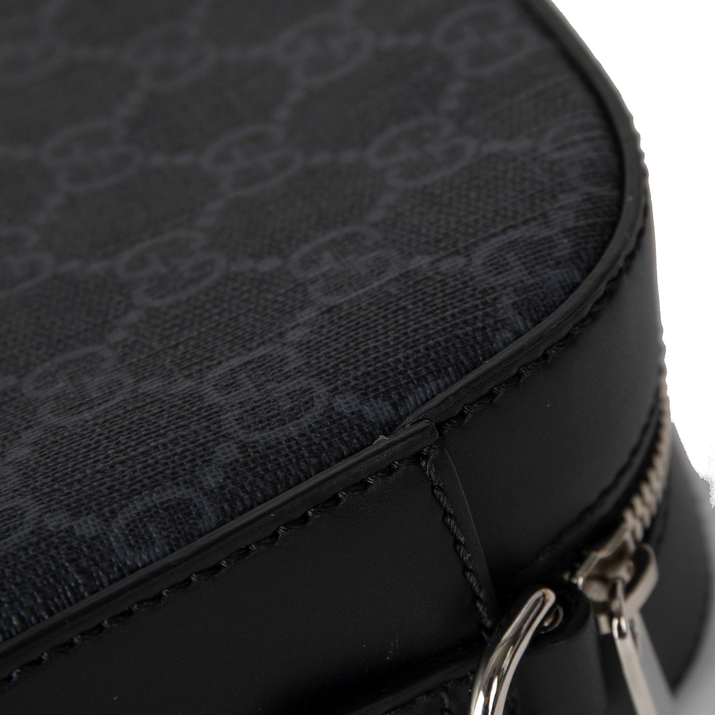 Gucci Black GG Supreme Web Shoulder Bag