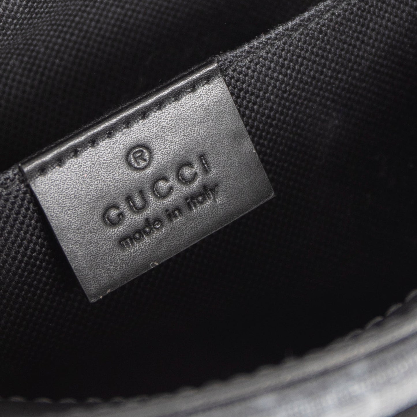 Gucci Black GG Supreme Web Shoulder Bag