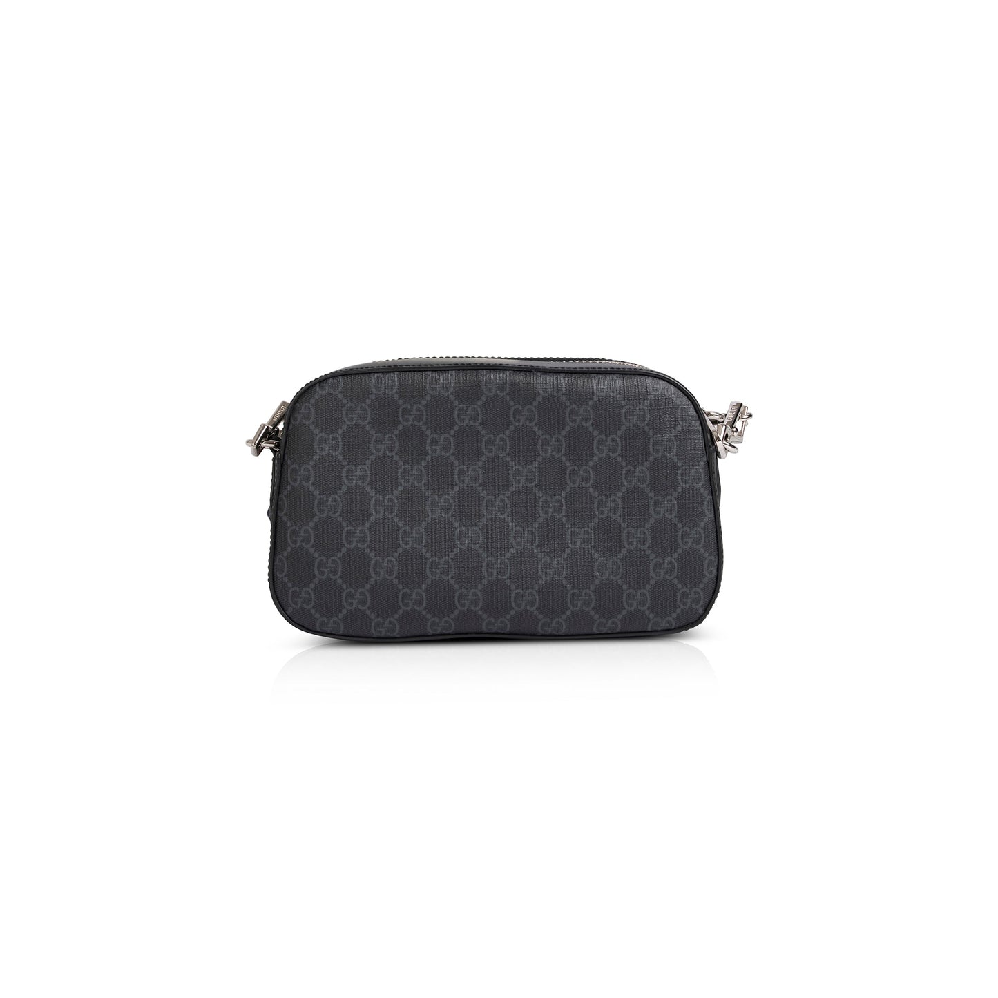 Gucci Black GG Supreme Web Shoulder Bag