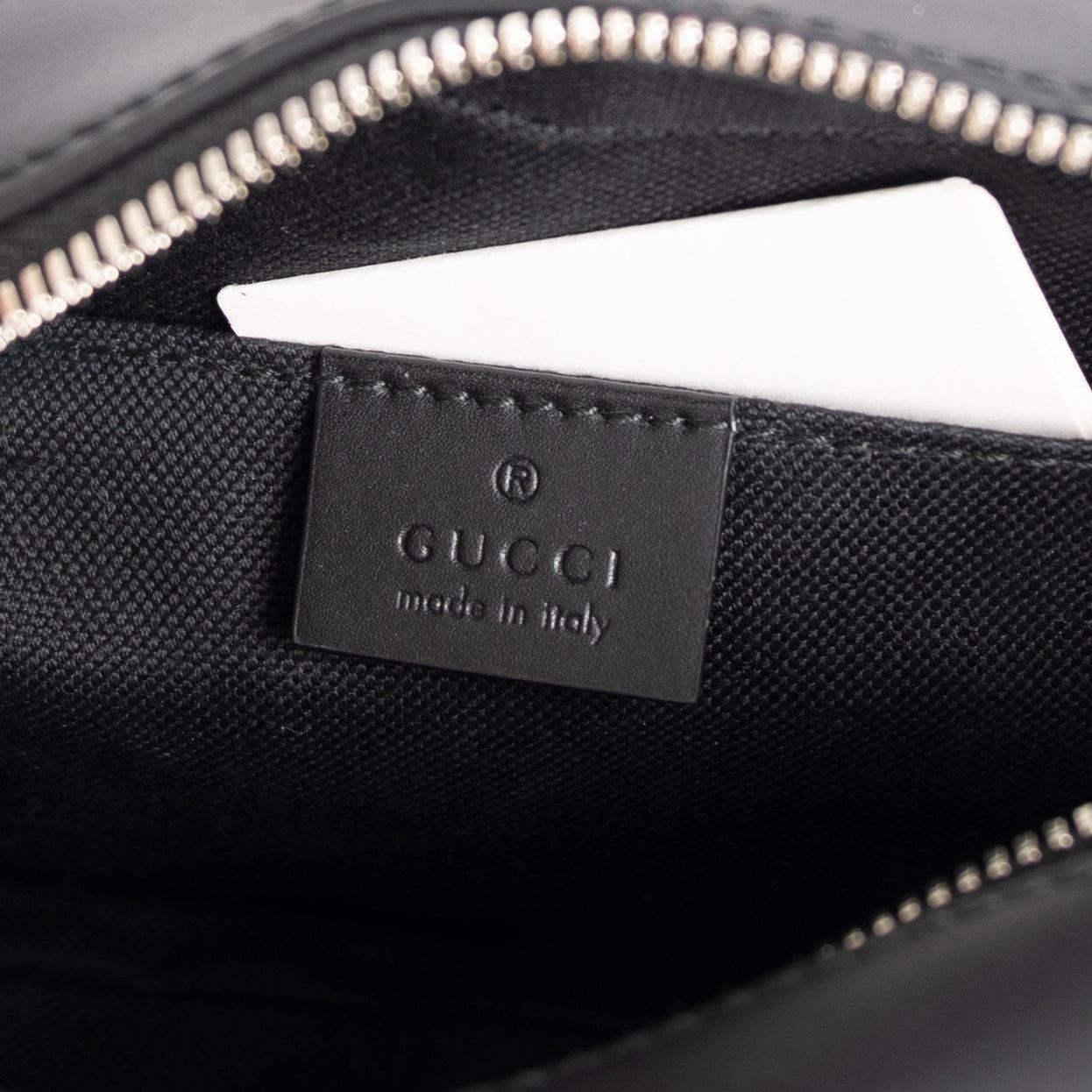 Gucci Black GG Supreme Web Shoulder Bag
