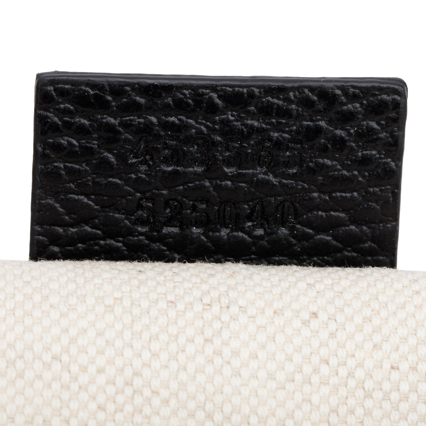 Gucci Black Grained Calfskin Leather Sylvie Web Kingsnake Small Camera Bag