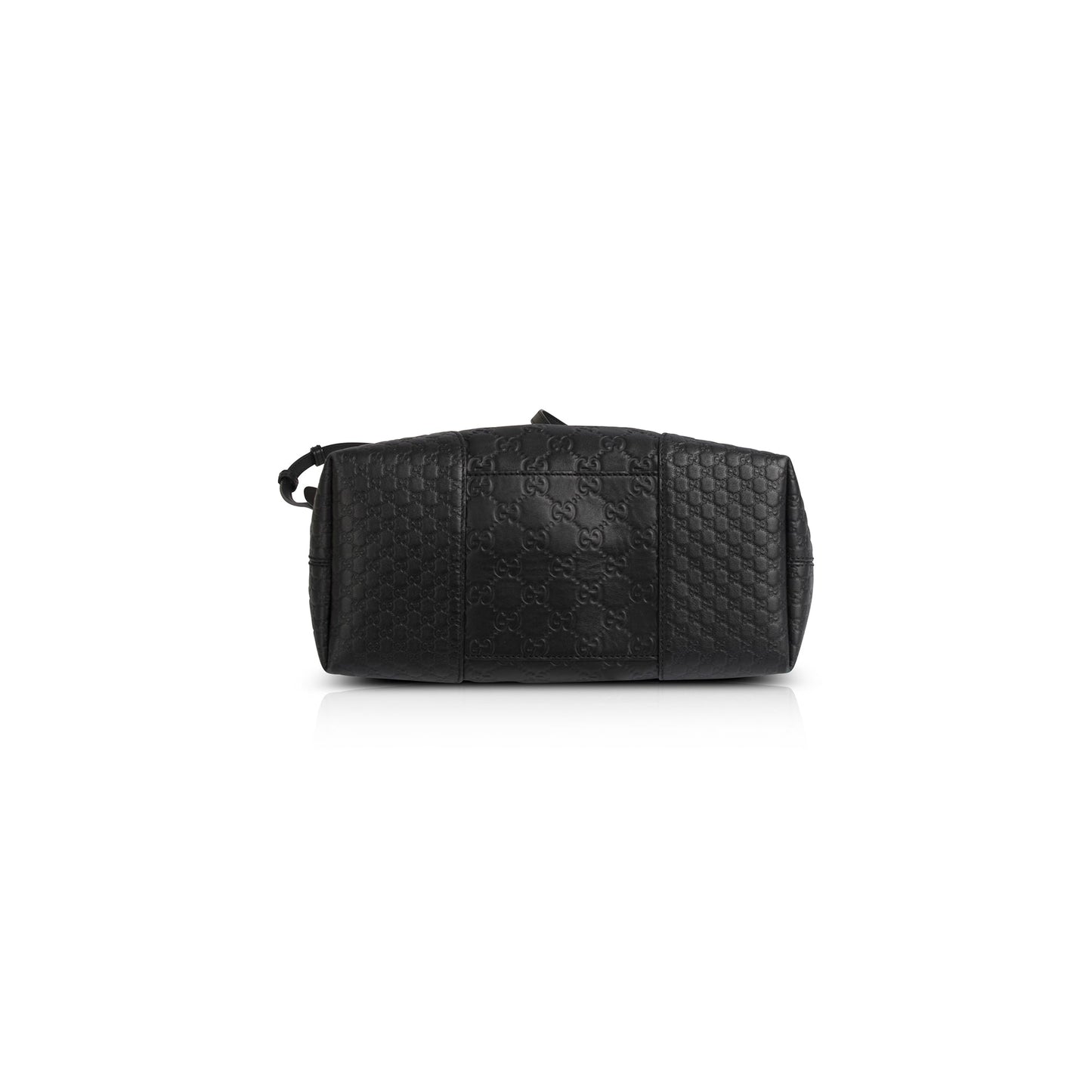 Gucci Black Guccissima Bree Convertible Top Handle Bag