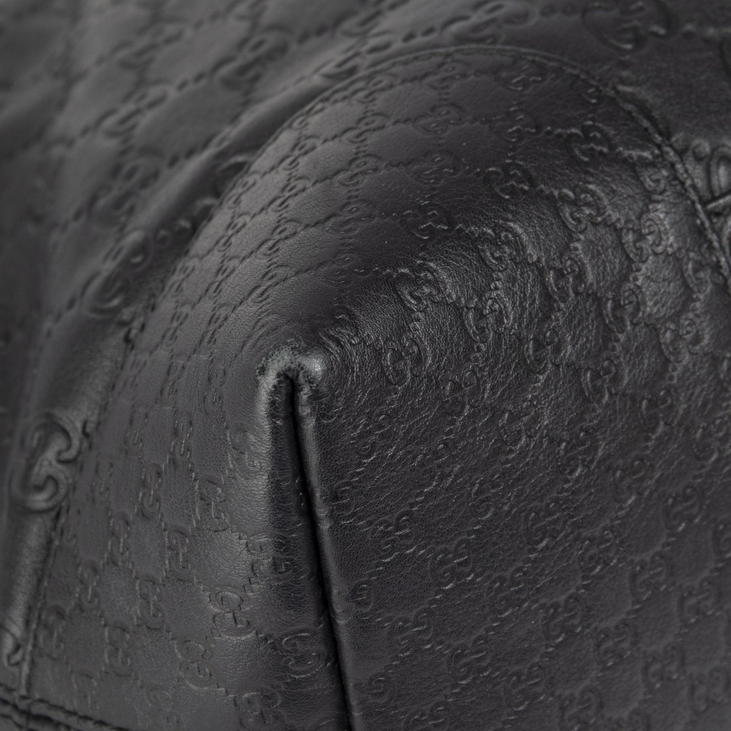 Gucci Black Guccissima Bree Tote