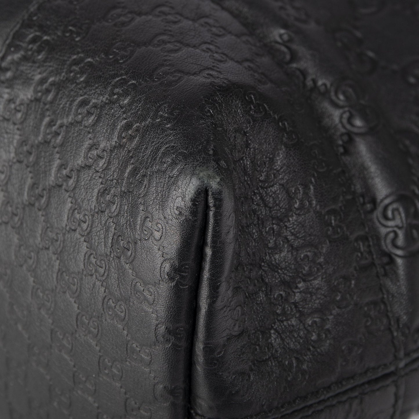Gucci Black Guccissima Bree Tote