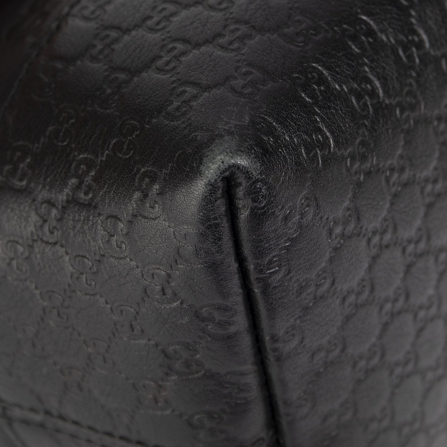 Gucci Black Guccissima Bree Tote