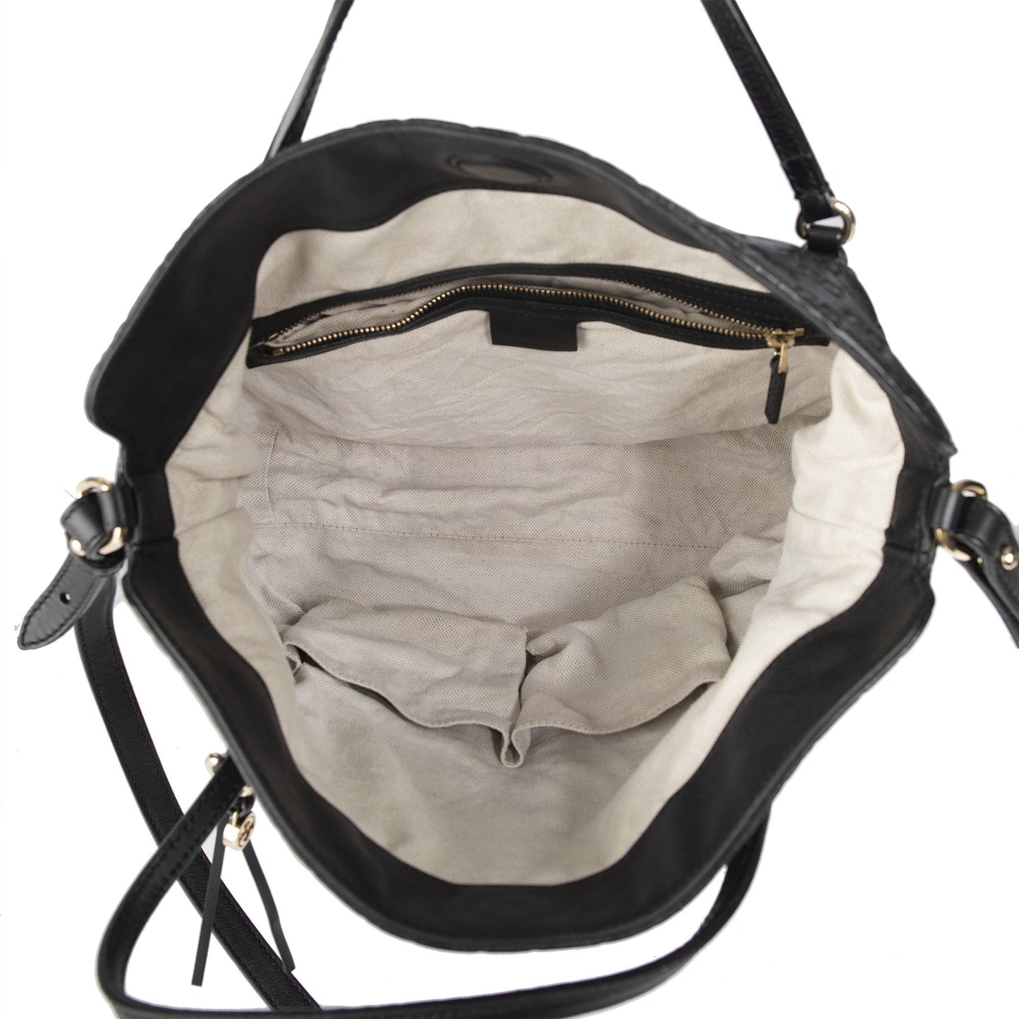 Gucci Black Guccissima Bree Tote