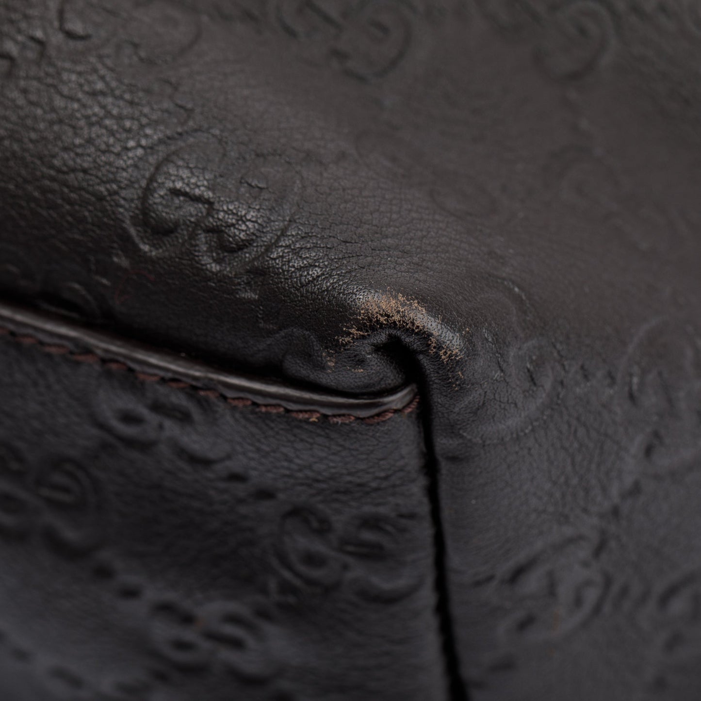 Gucci Black Guccissima Leather Backpack