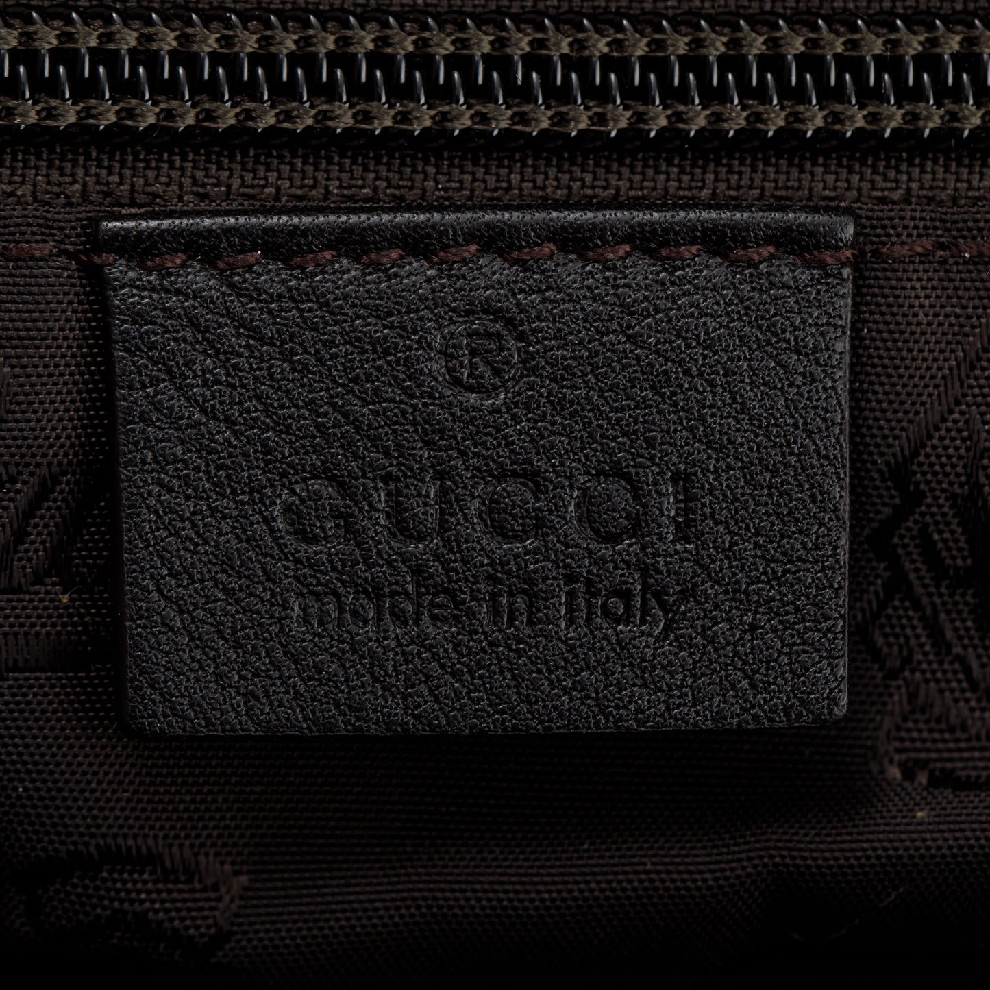 Gucci Black Guccissima Leather Backpack