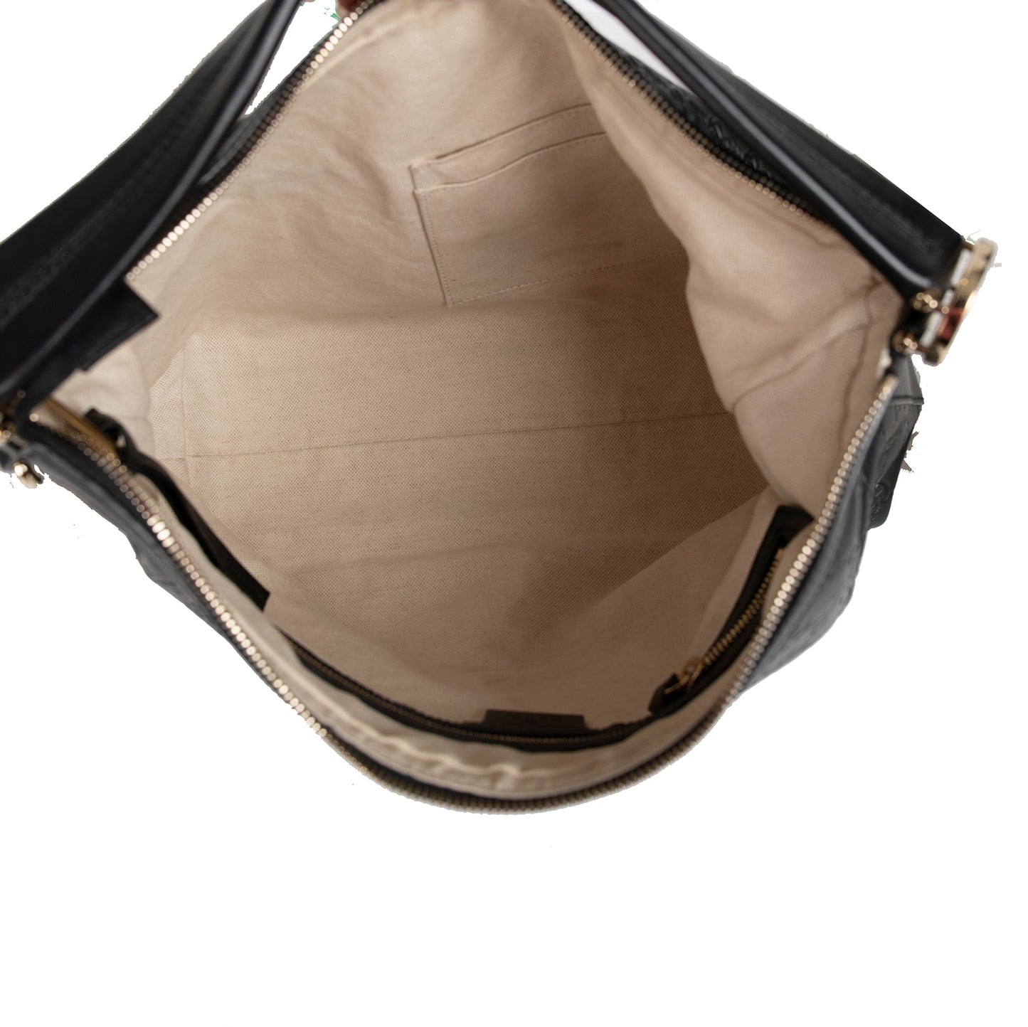Gucci Black Guccissima Miss G Original Hobo Bag