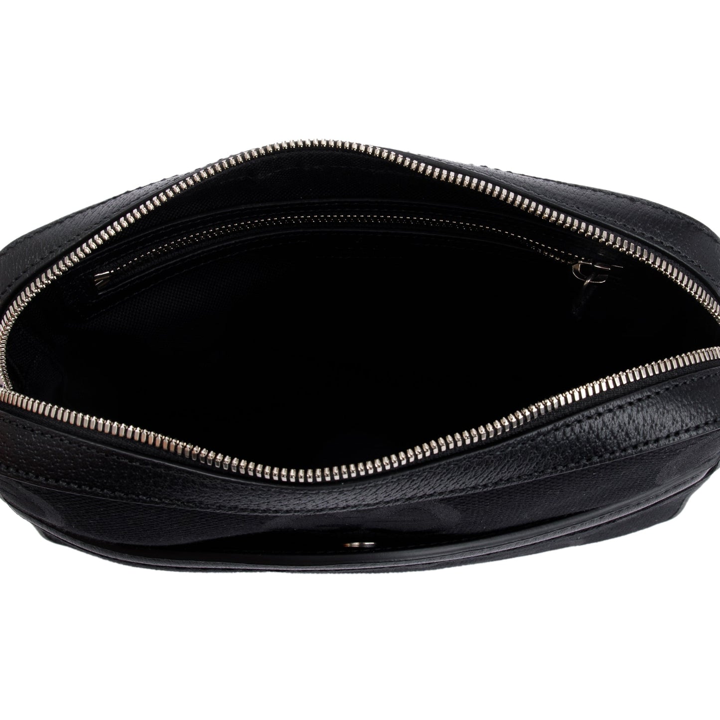 Gucci Black Jumbo GG Canvas Messenger Bag