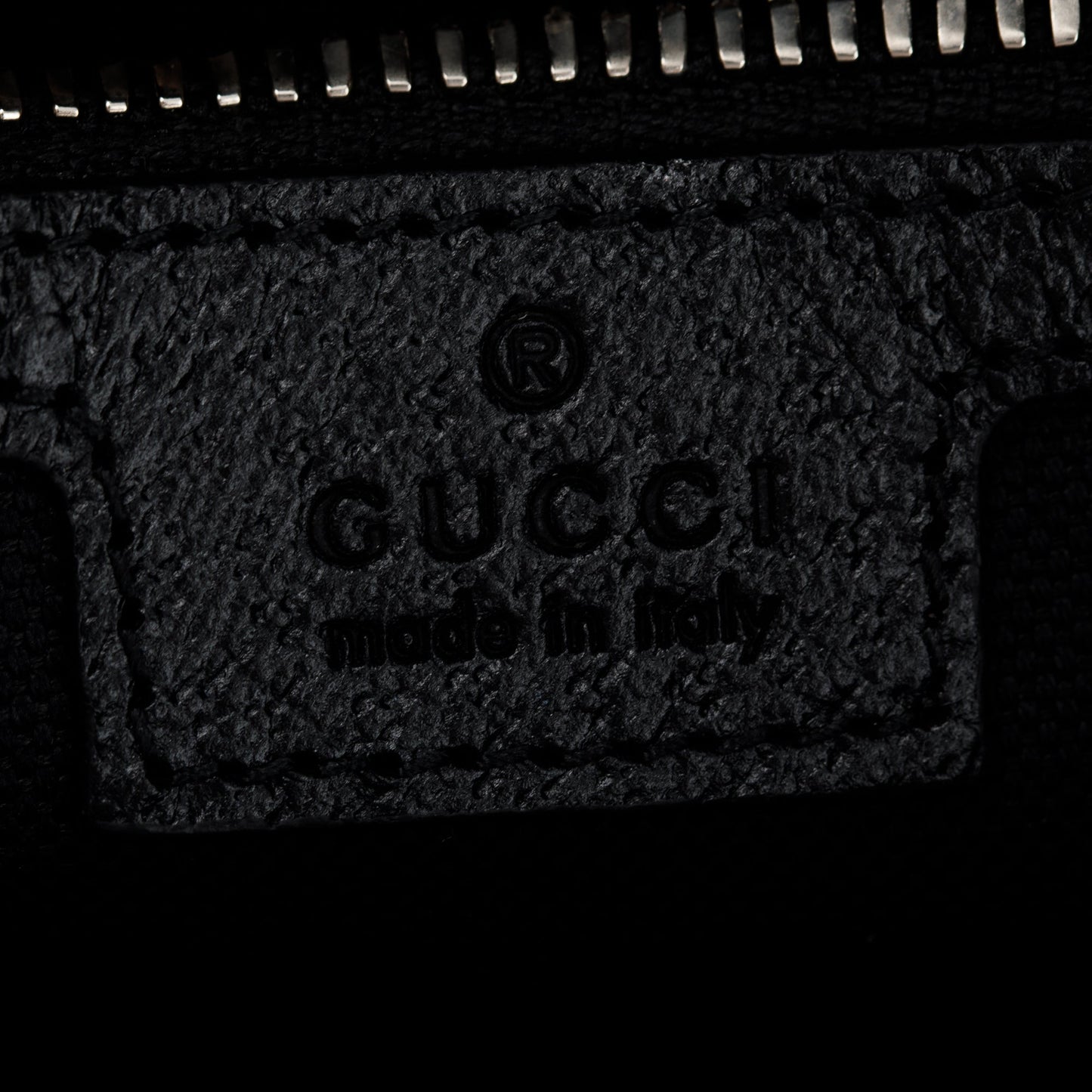 Gucci Black Jumbo GG Canvas Messenger Bag