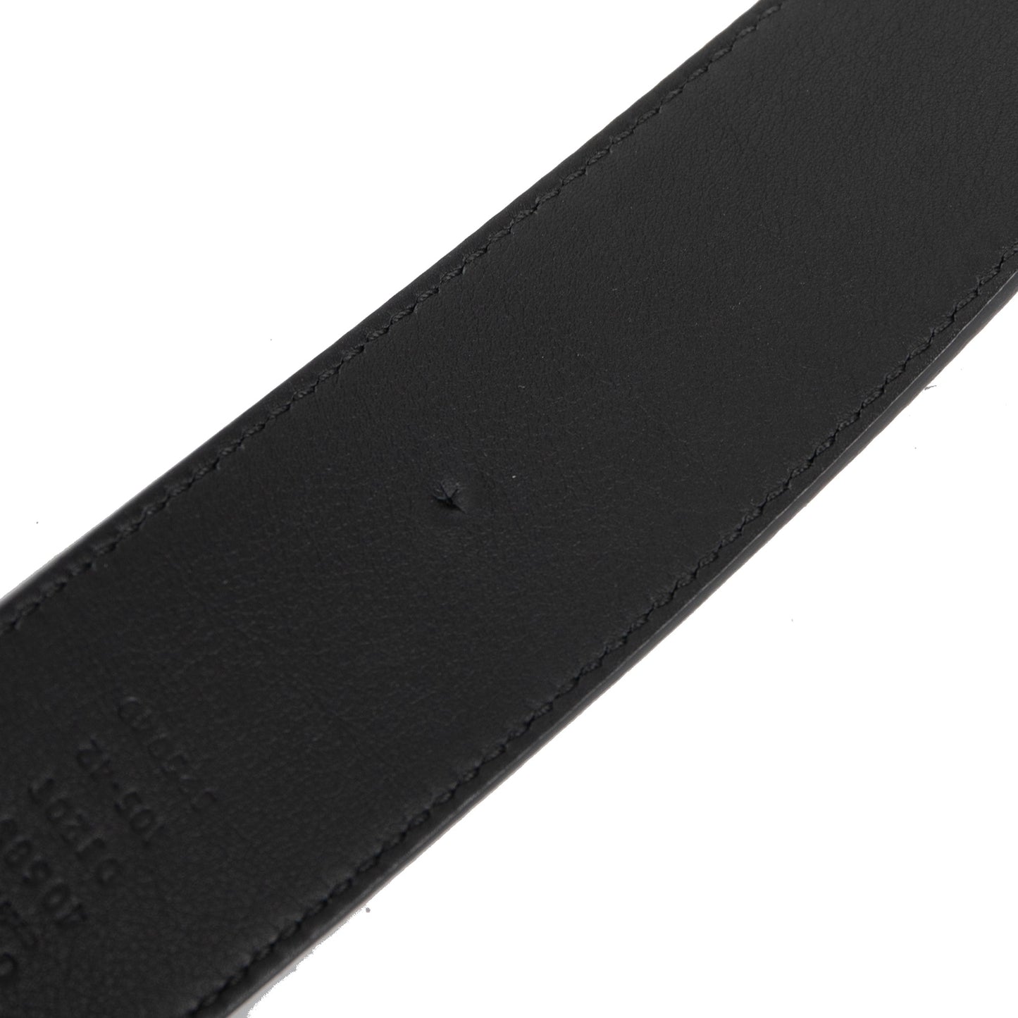 Gucci Black Leather Belt with Double G Buckle