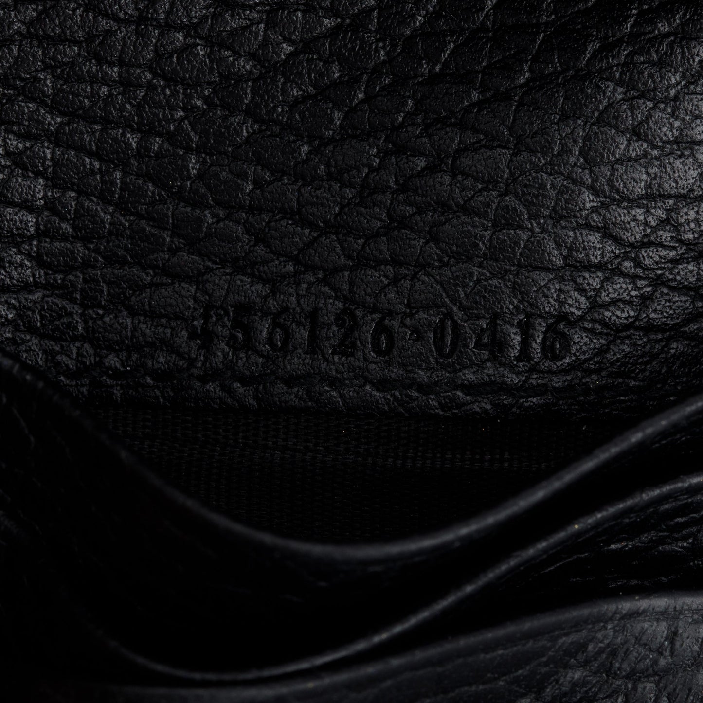Gucci Black Leather Card Case Wallet