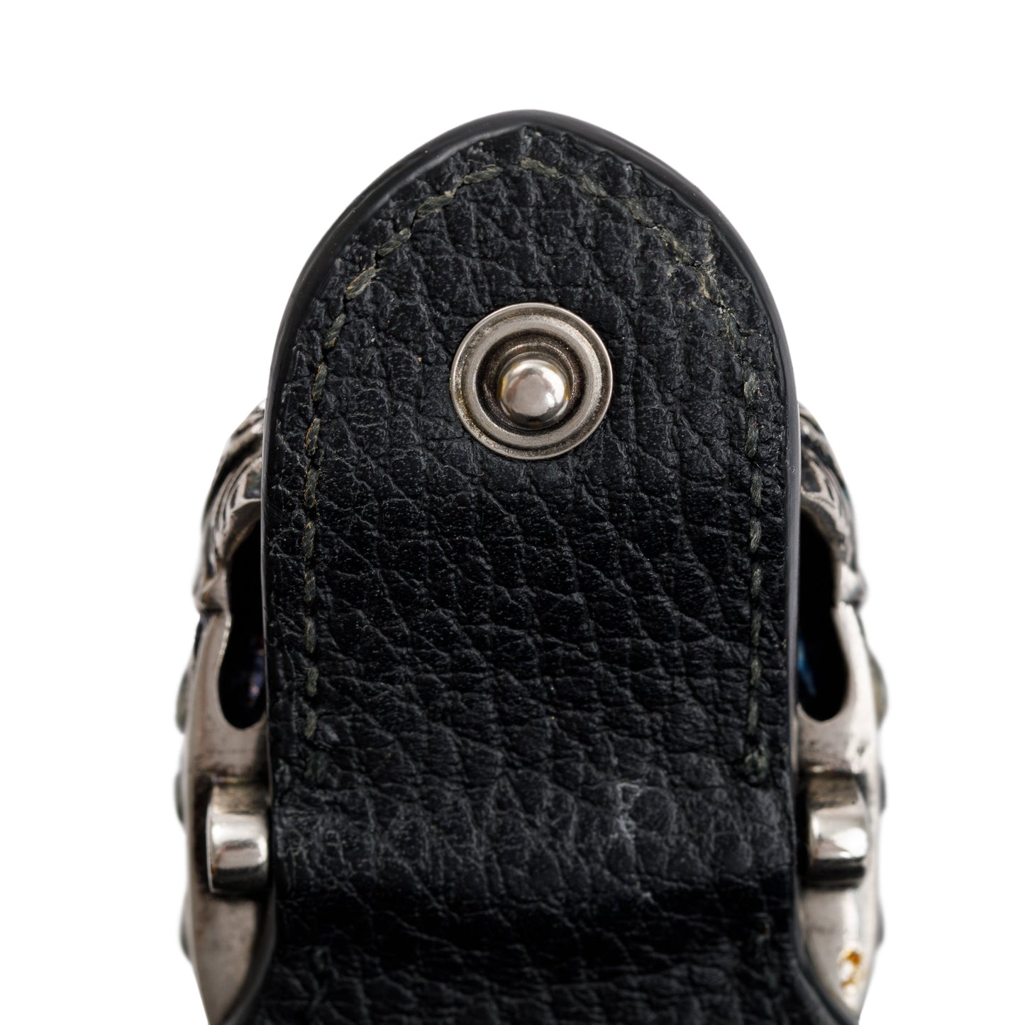 Gucci Black Leather Dionysus Mini Chain Wallet