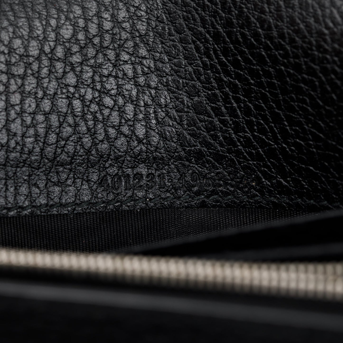 Gucci Black Leather Dionysus Mini Chain Wallet
