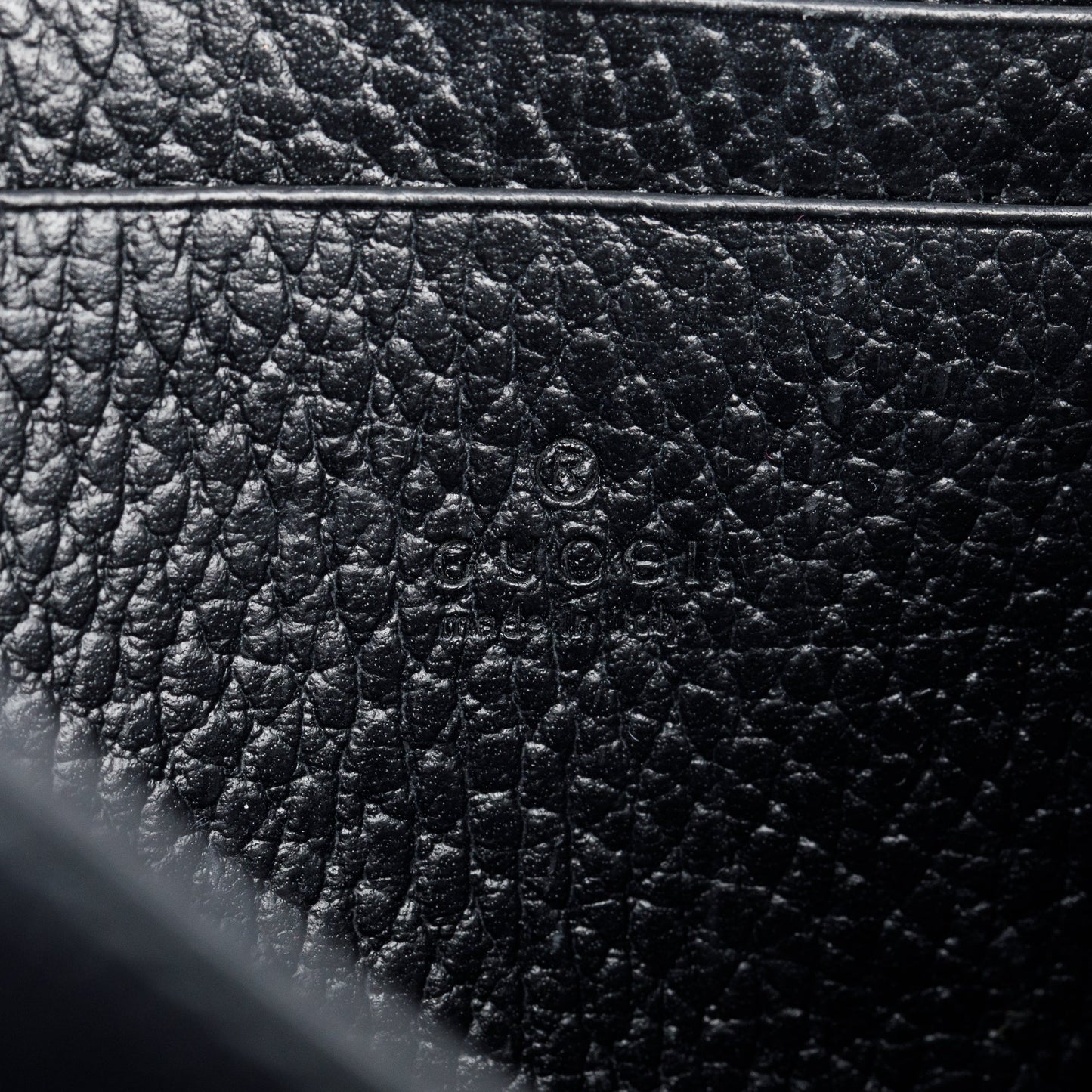 Gucci Black Leather Dionysus Mini Chain Wallet