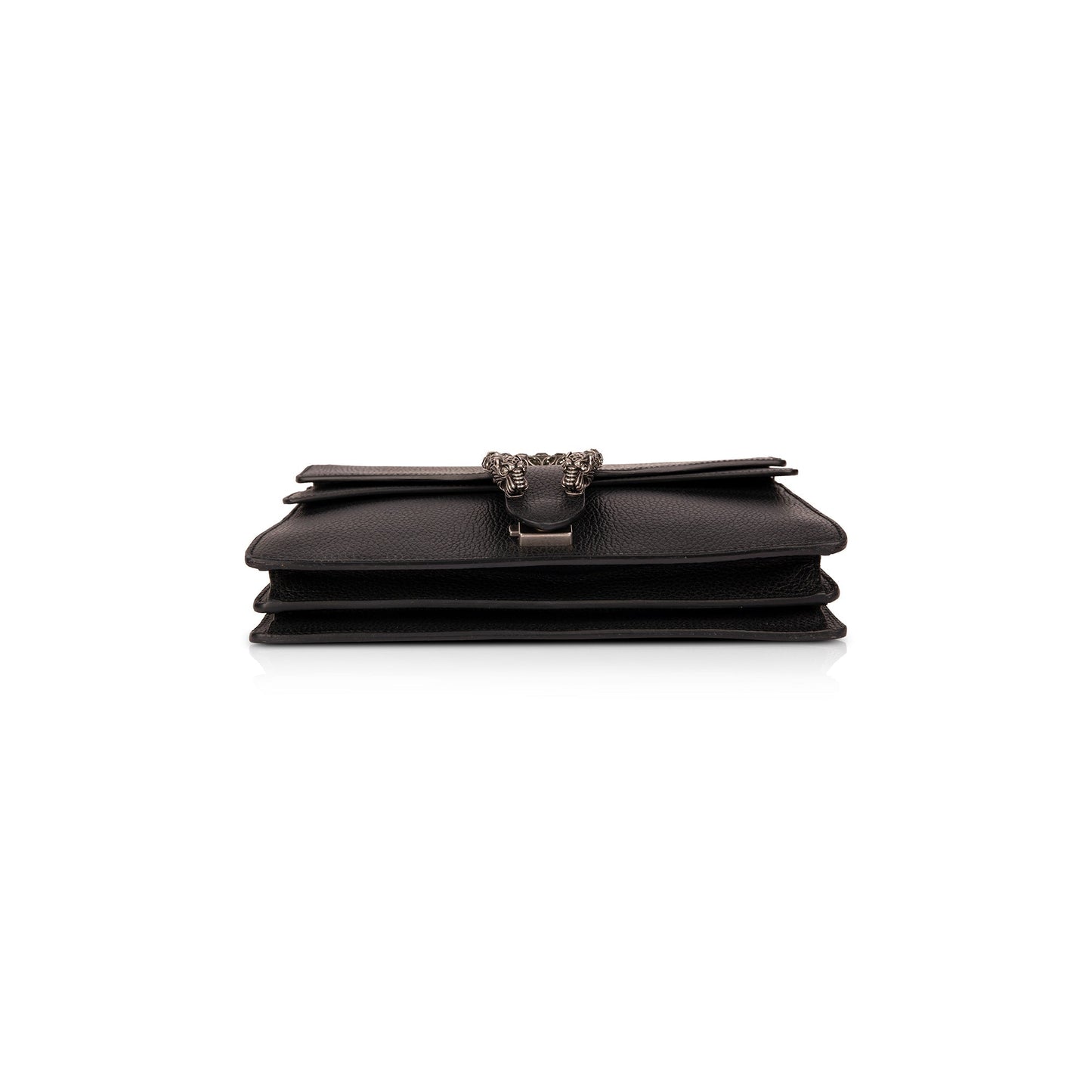 Gucci Black Leather Dionysus Small Shoulder Bag