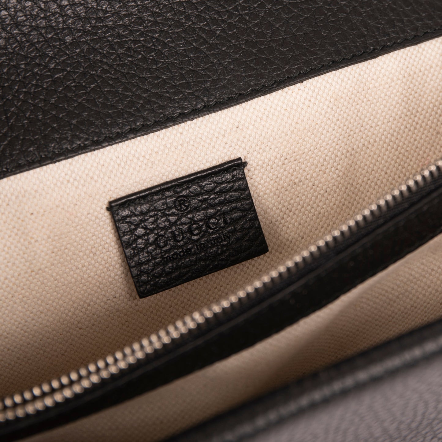 Gucci Black Leather Dionysus Small Shoulder Bag