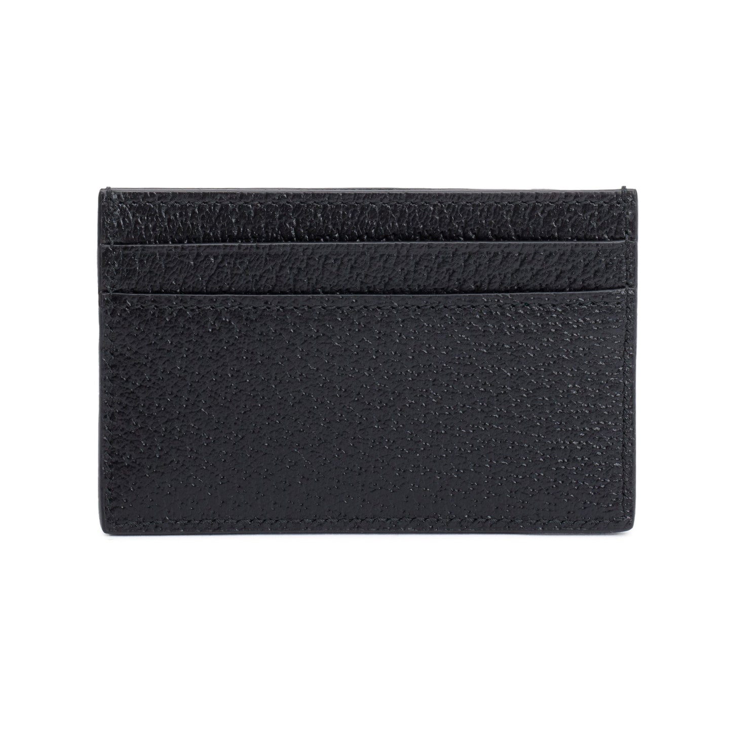 Gucci Black Leather G Card Holder
