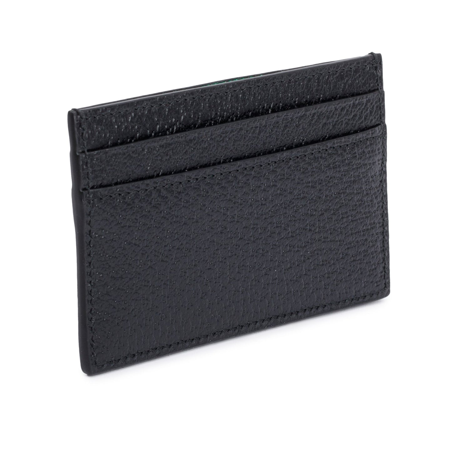 Gucci Black Leather G Card Holder