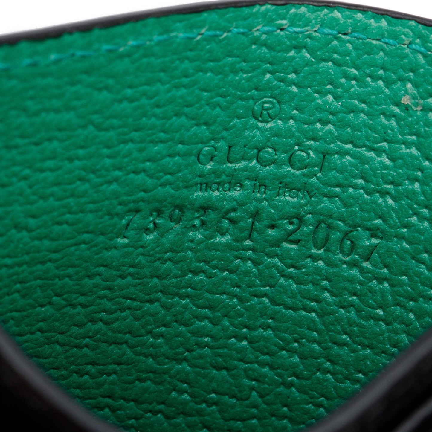 Gucci Black Leather G Card Holder