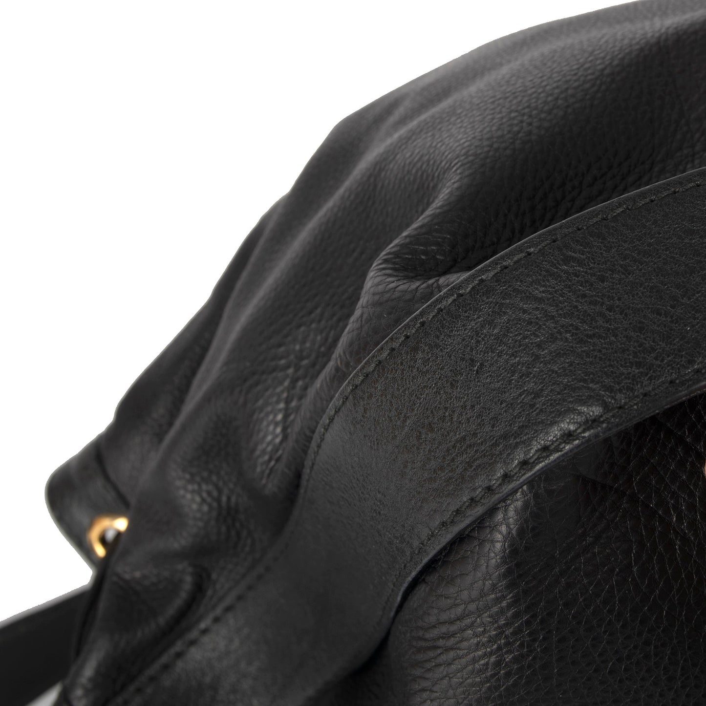Gucci Black Leather Medium Icon Hobo Bag