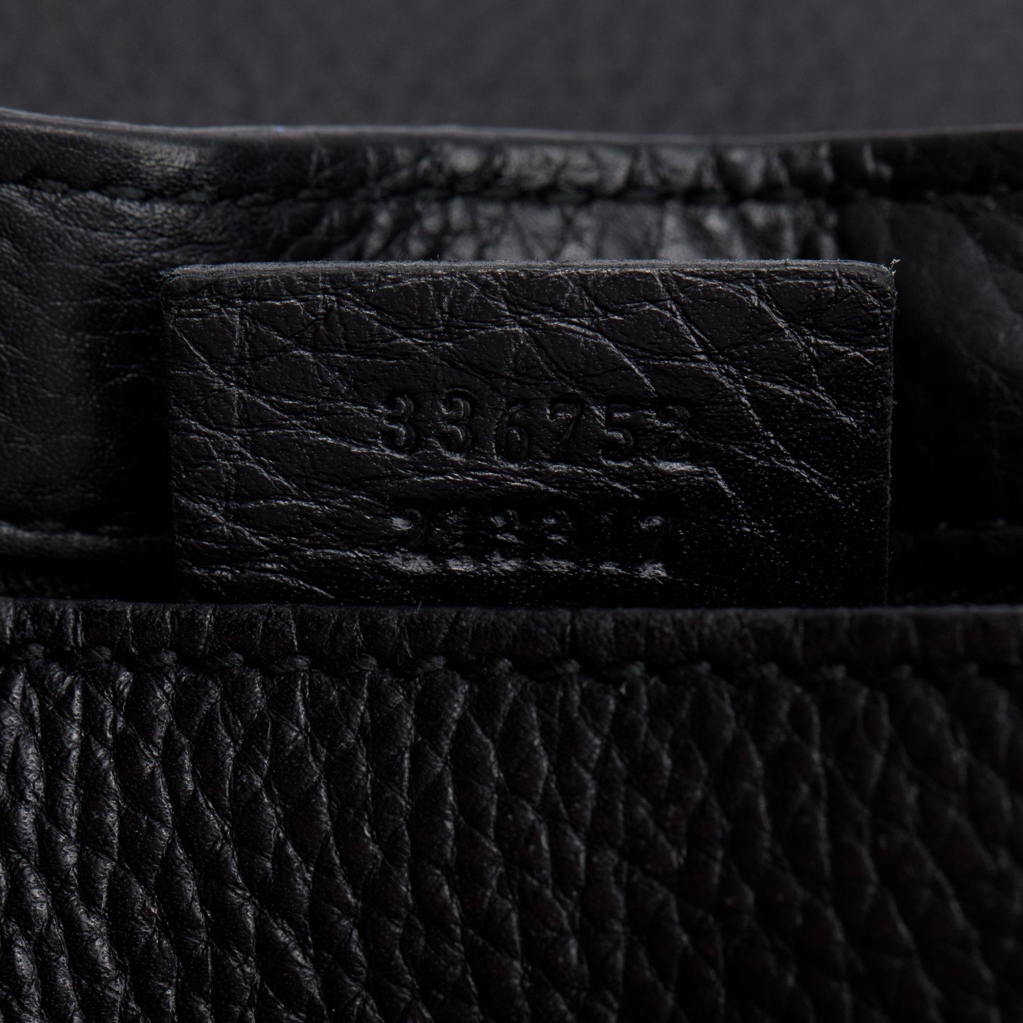 Gucci Black Leather Medium Soho Chain Crossbody Bag
