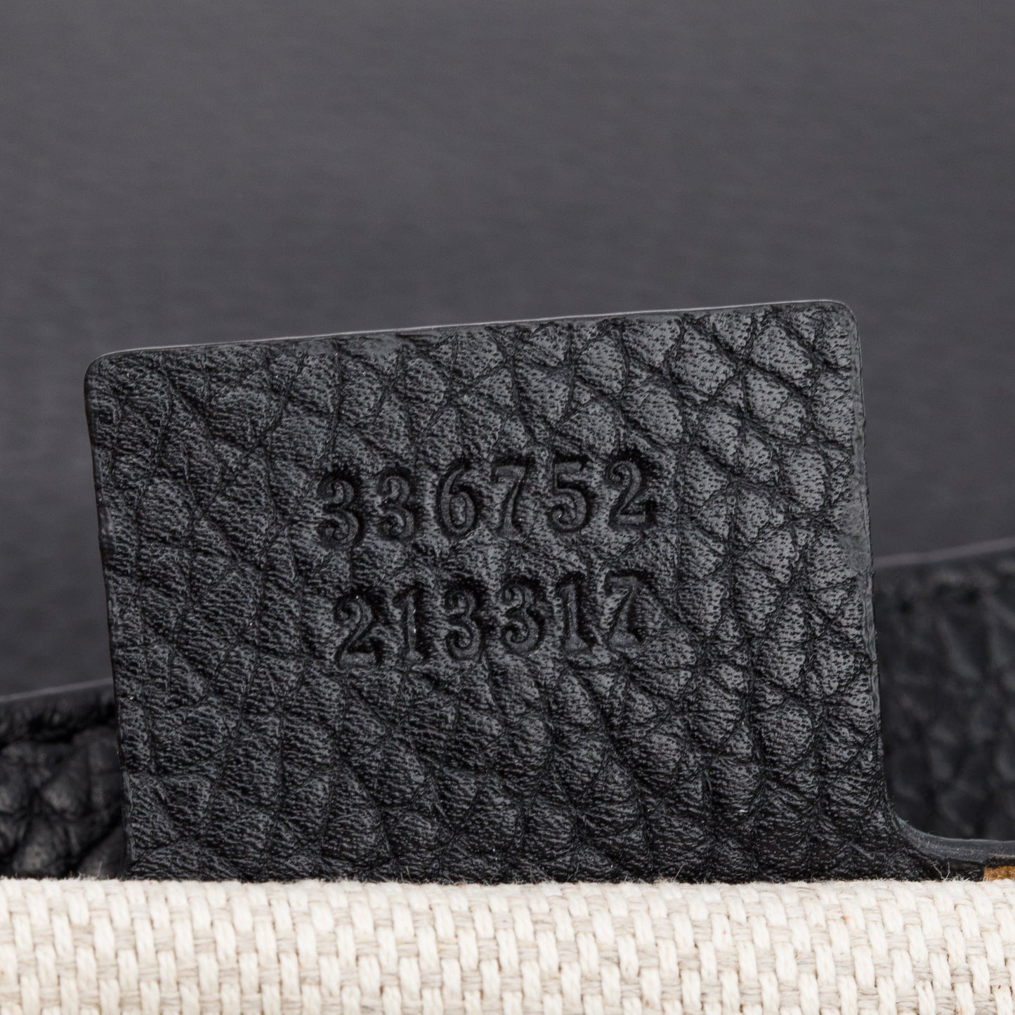 Gucci Black Leather Medium Soho Chain Crossbody Bag