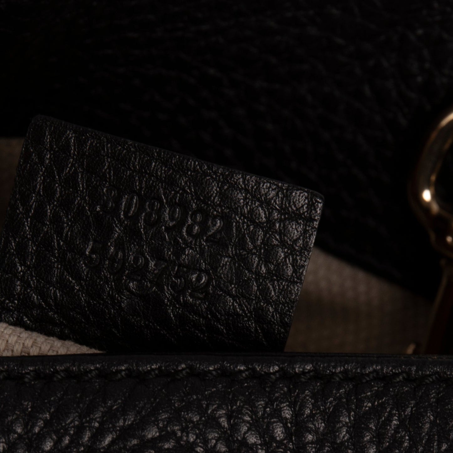 Gucci Black Leather Medium Soho Chain Shoulder Bag