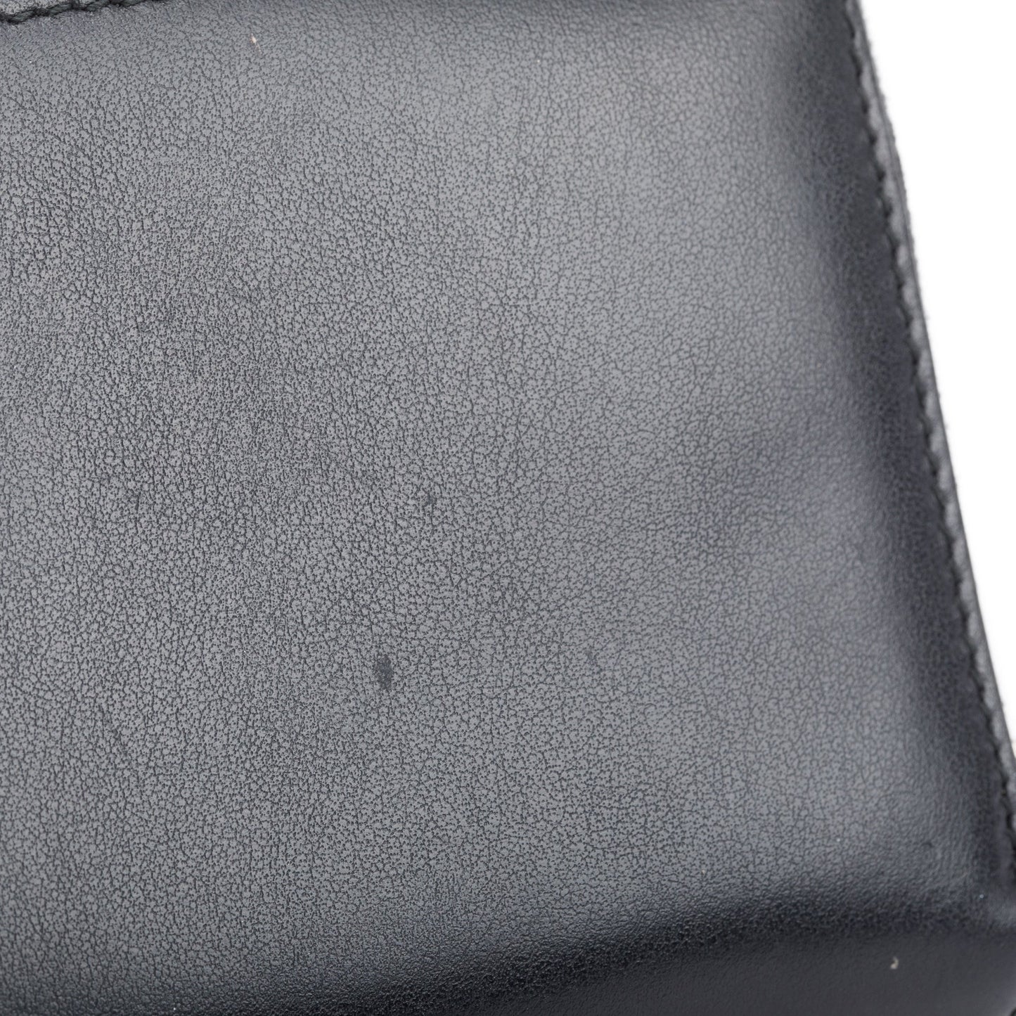 Gucci Black Leather Rainbow Blade Logo Continental Zip Wallet