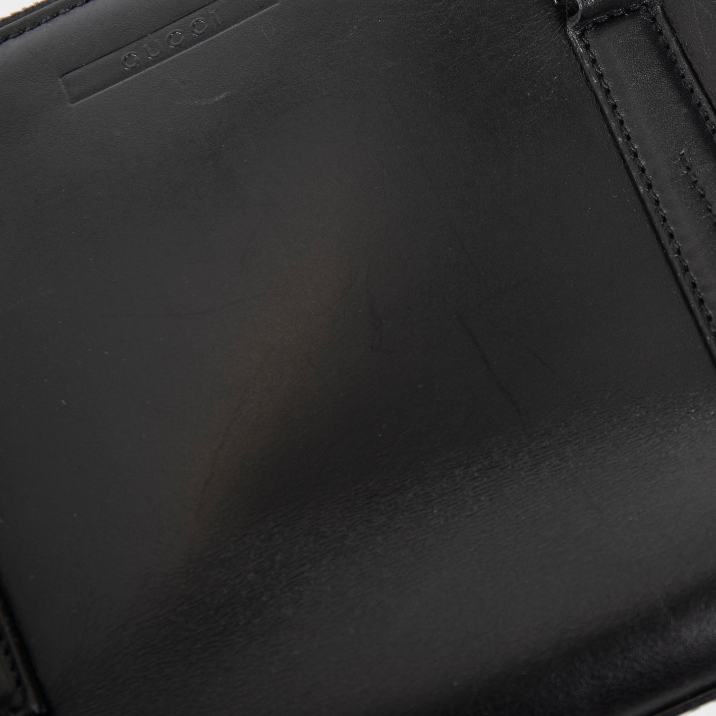 Gucci Black Leather Shoulder Bag