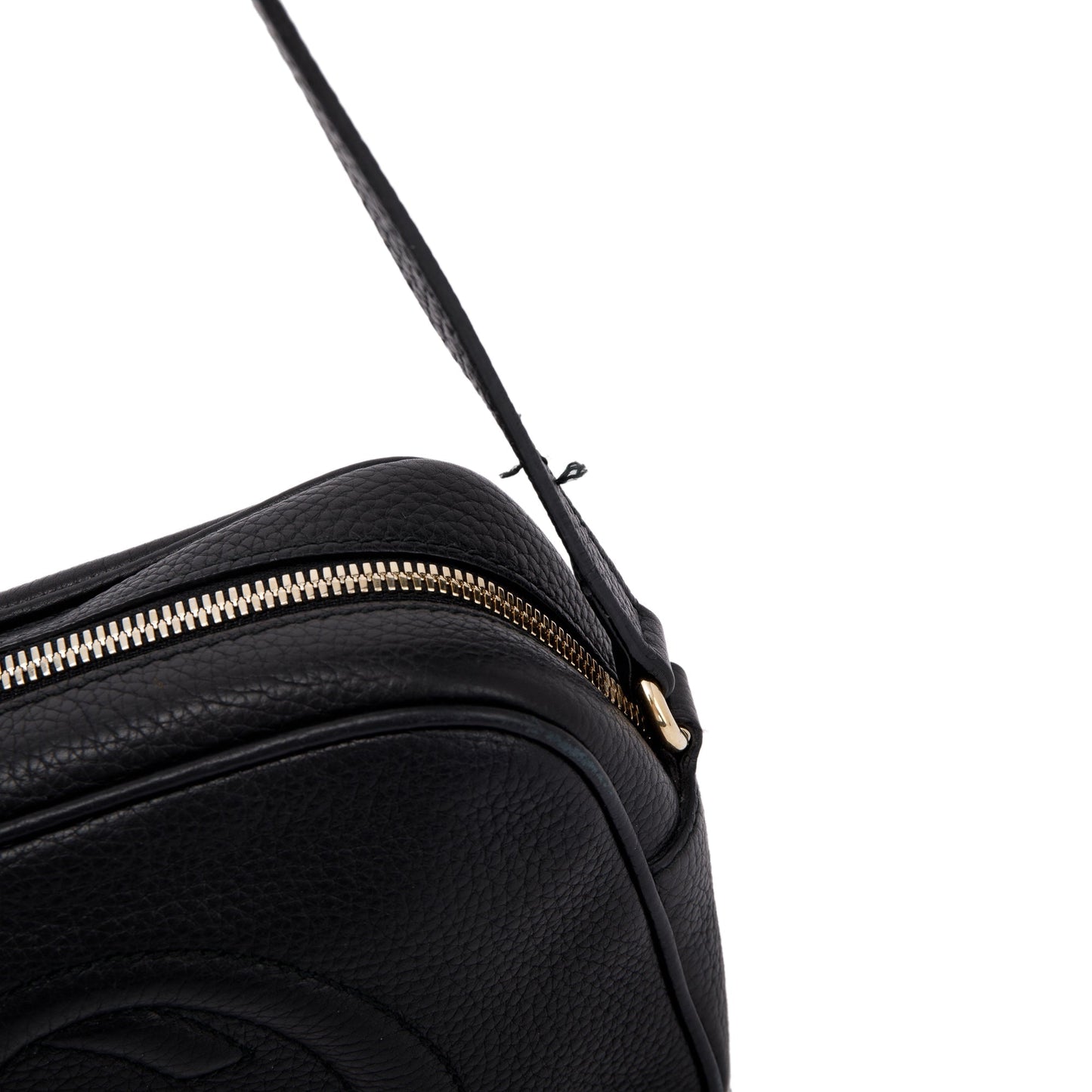 Gucci Black Leather Small Soho Disco Bag